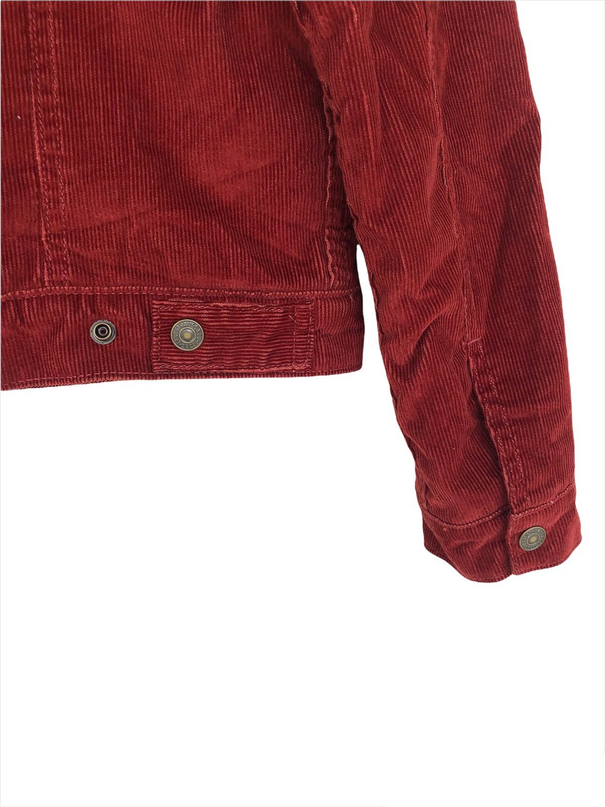 Levi's Made & Crafted SICK🔥OG Levi's Orange Tab Sherpa Lining Velour Trucker Size US S / EU 44-46 / 1 - 5 Thumbnail
