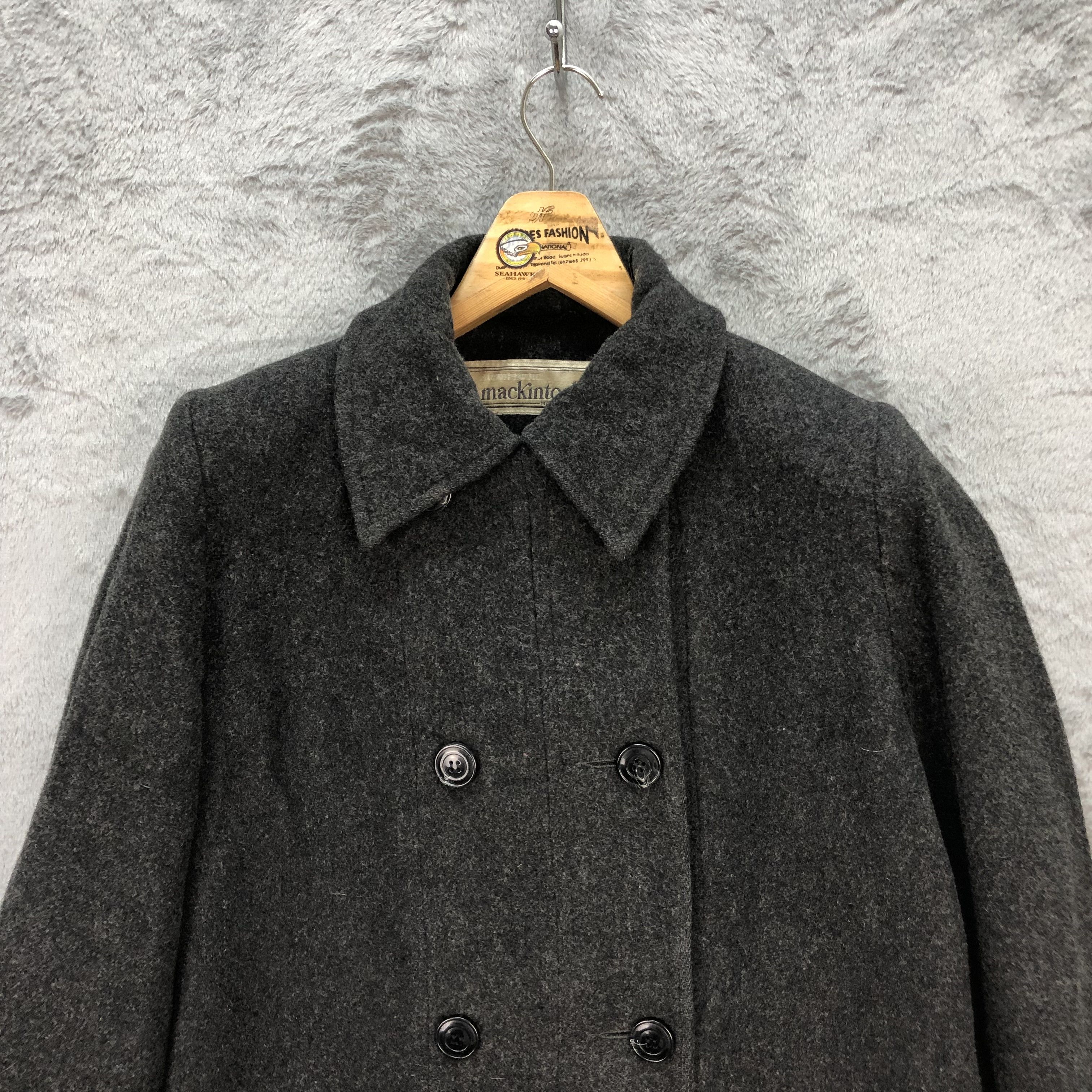 Mackintosh MACKINTOSH DOUBLE BREASTED WOOL COAT #5926-214 Size S / US 4 / IT 40 - 2 Thumbnail