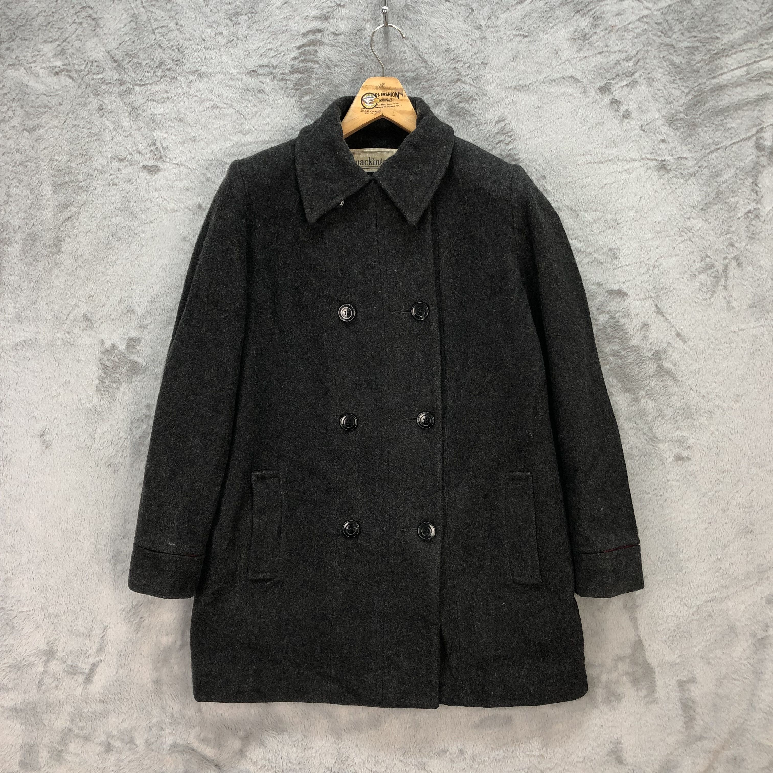 Mackintosh MACKINTOSH DOUBLE BREASTED WOOL COAT #5926-214 Size S / US 4 / IT 40 - 1 Thumbnail