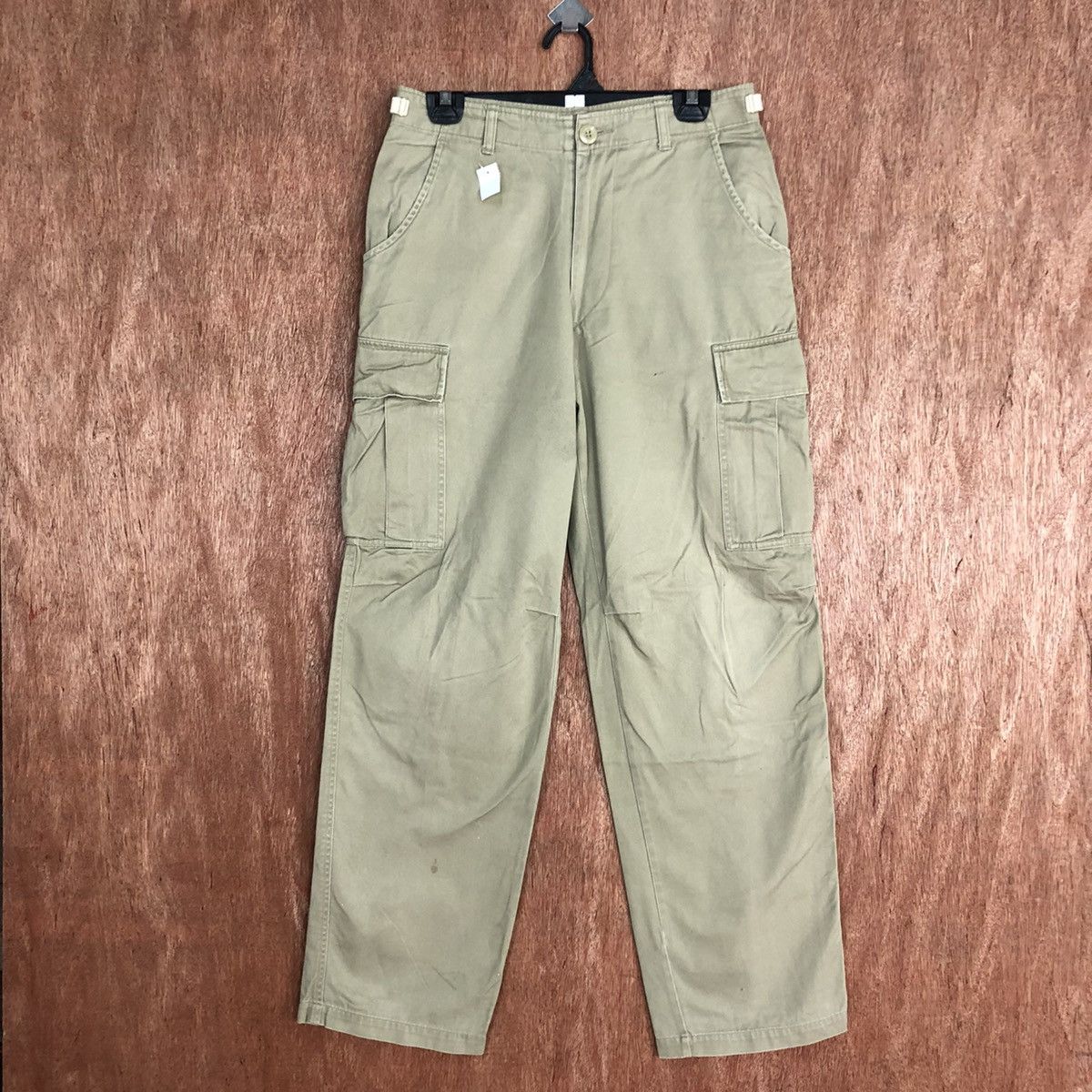Japanese Brand DLL Japan Brown Multipocket utility Cargo Pants #1864 Size US 28 / EU 44 - 1 Thumbnail