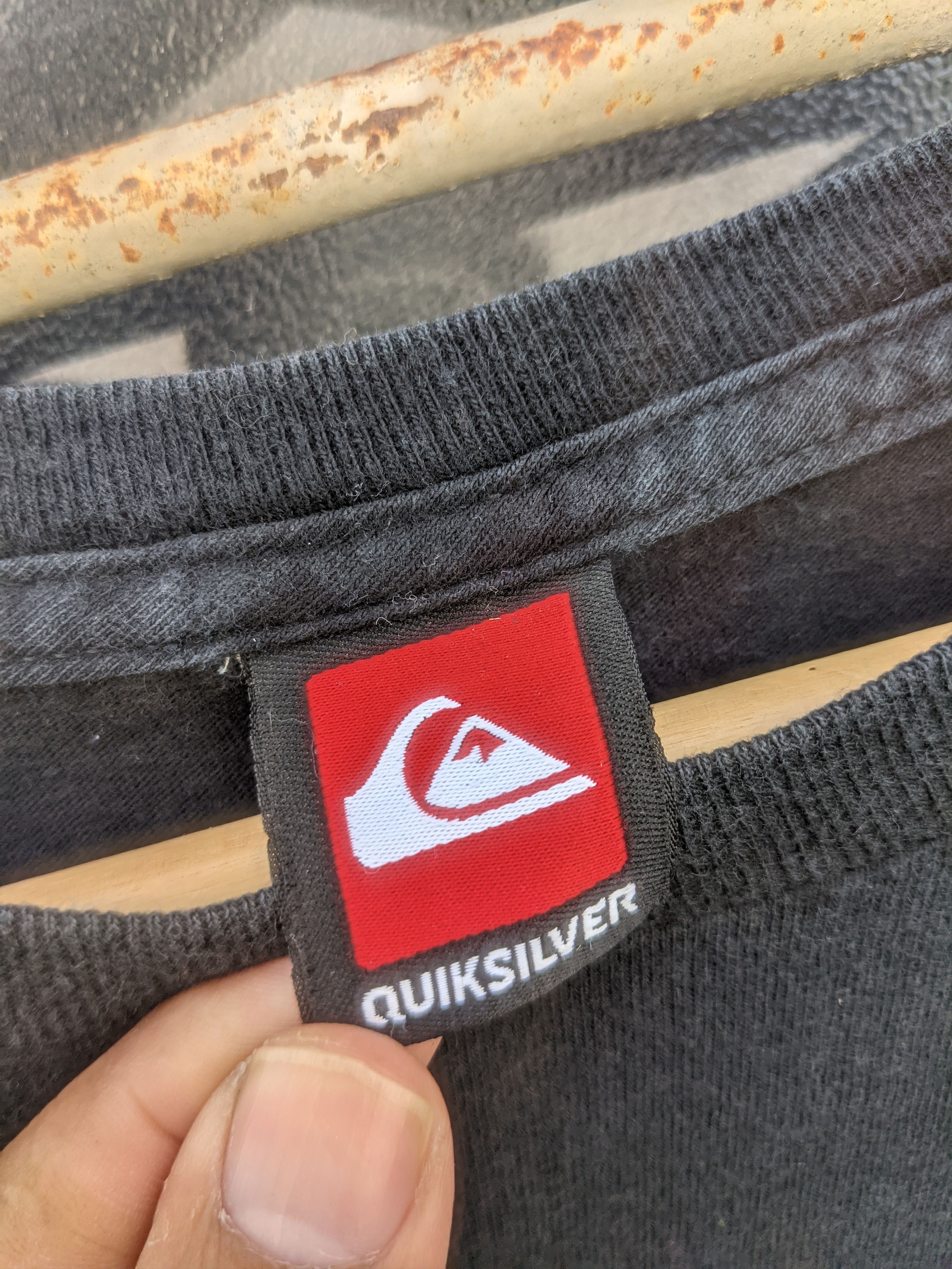 Quiksilver Quiksilver spellout long sleeve tshirts Size US M / EU 48-50 / 2 - 6 Thumbnail