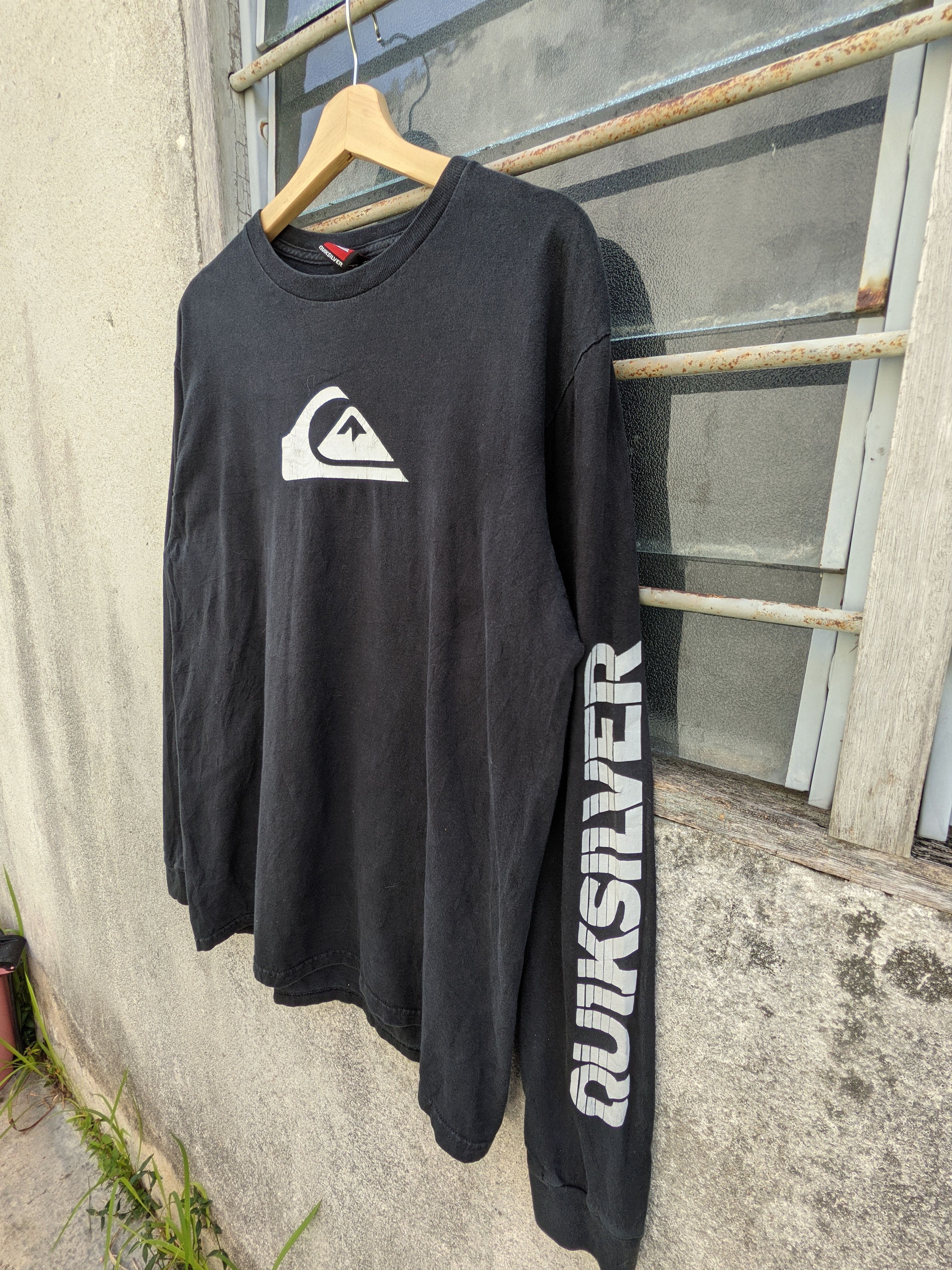 Quiksilver Quiksilver spellout long sleeve tshirts Size US M / EU 48-50 / 2 - 3 Thumbnail