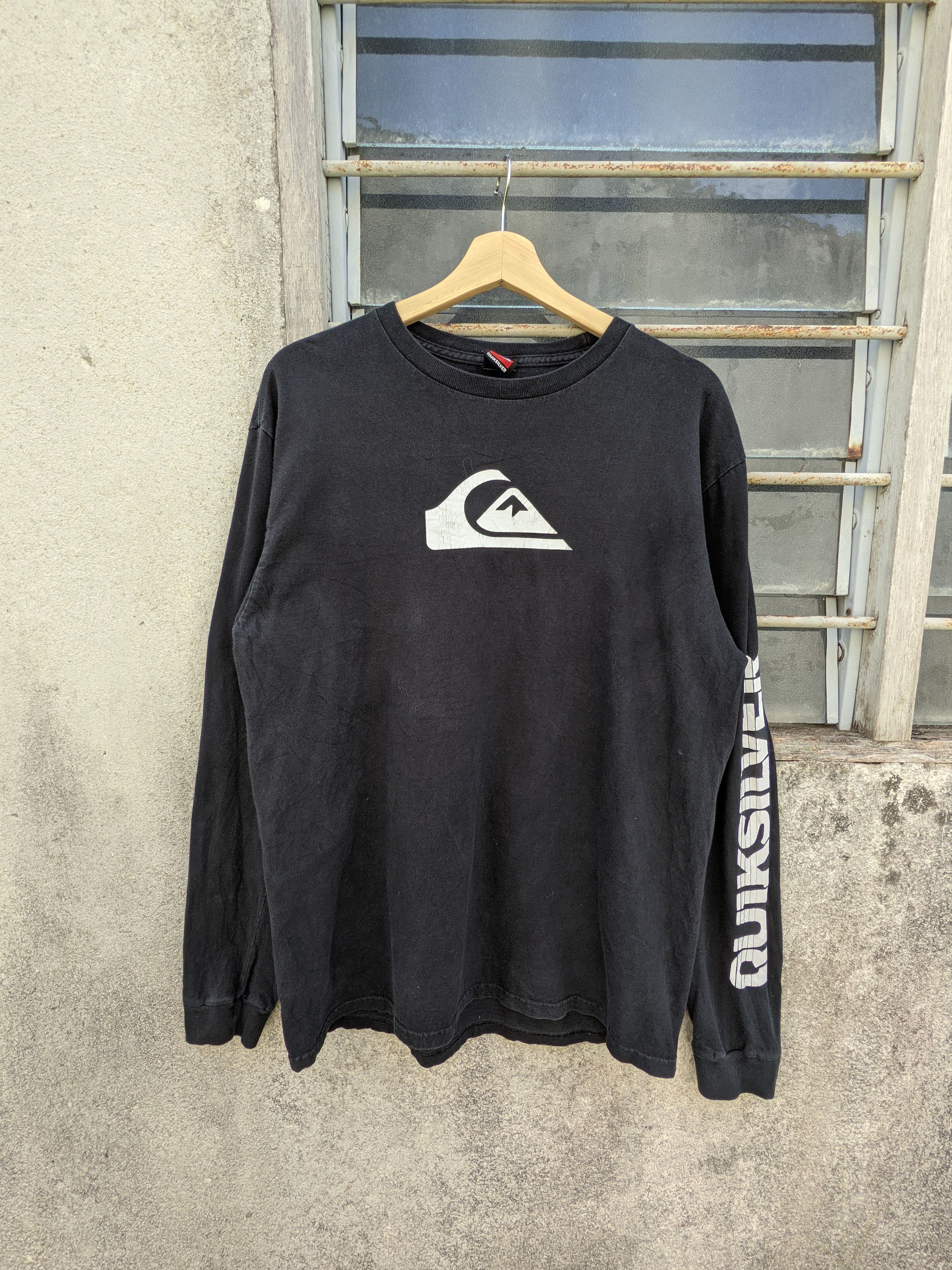 Quiksilver Quiksilver spellout long sleeve tshirts Size US M / EU 48-50 / 2 - 5 Thumbnail