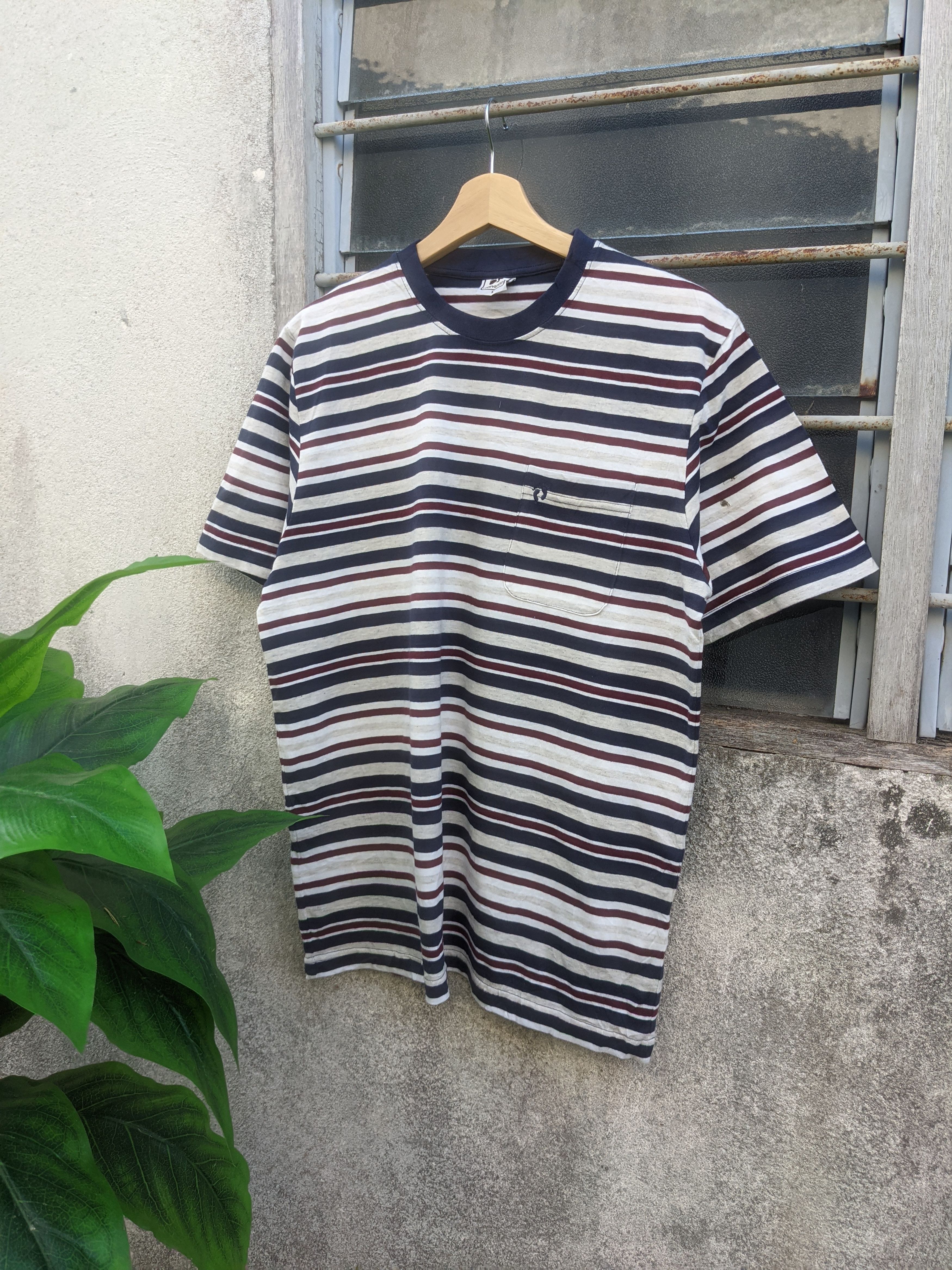 Hang Ten ⚡️Rare⚡️ Vintage Hang Ten Breton Pocket Tees Size US M / EU 48-50 / 2 - 1 Thumbnail