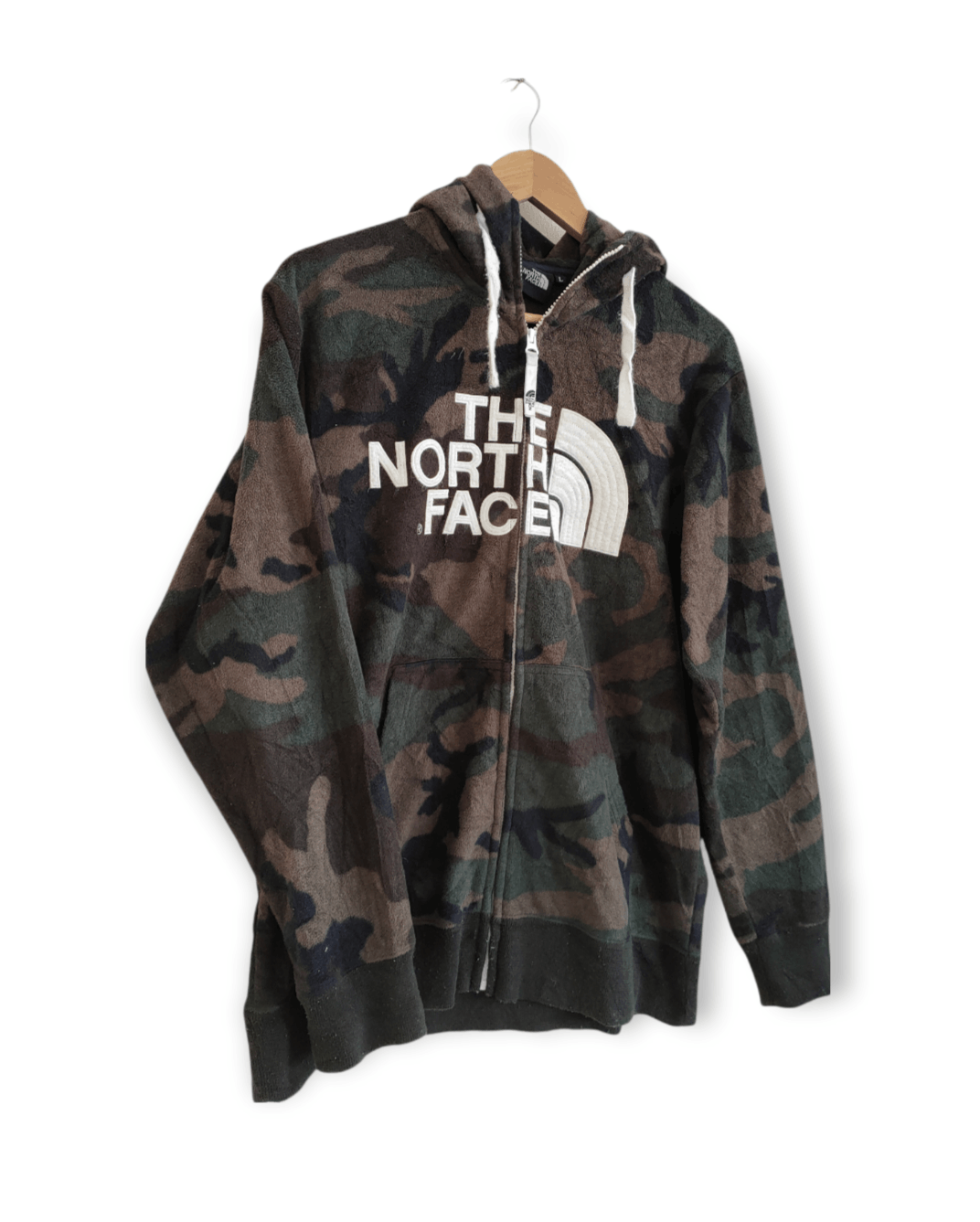 The North Face Vintage Camo The North Face Zipup Hoodie Size US L / EU 52-54 / 3 - 4 Thumbnail