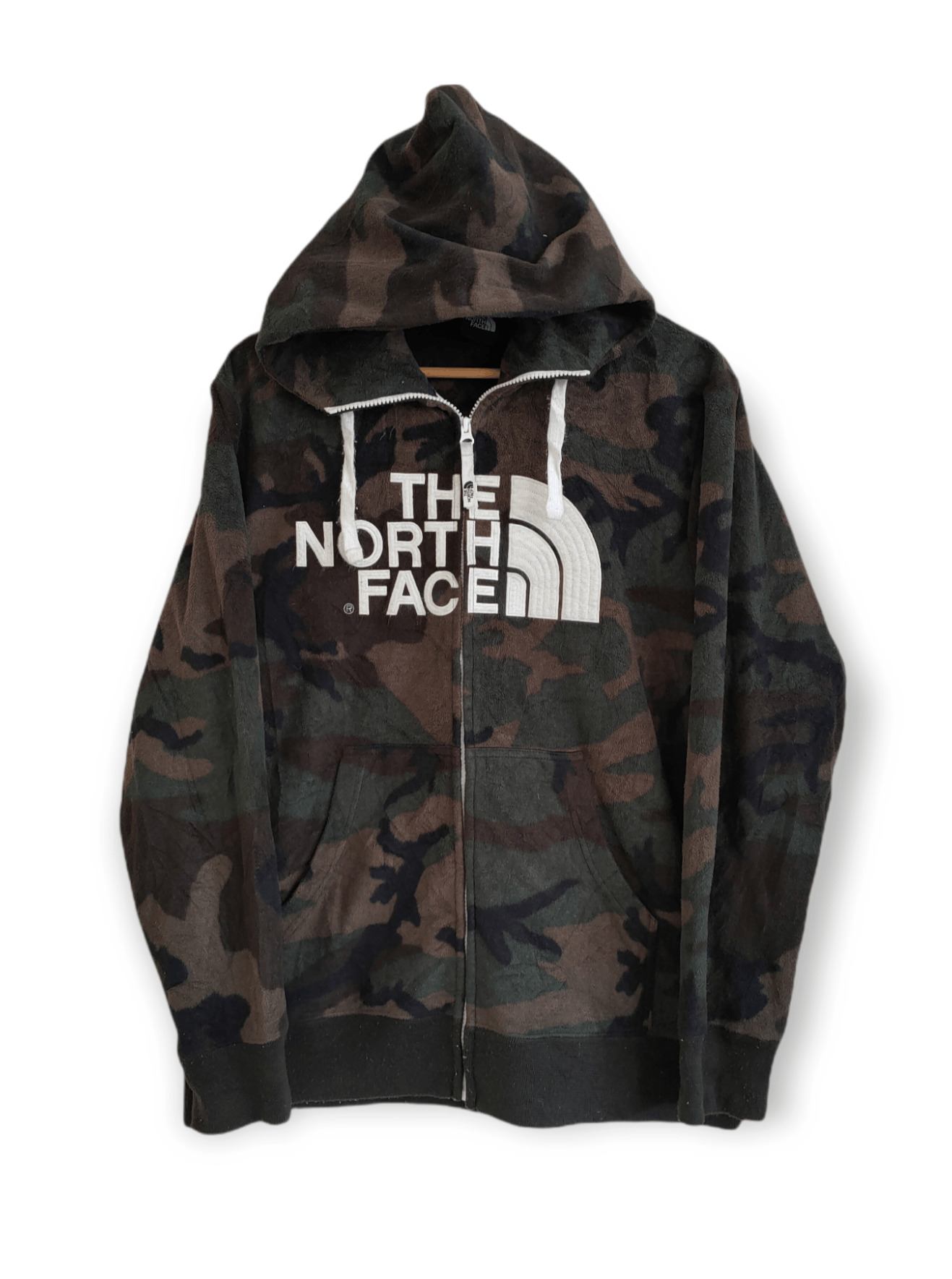 The North Face Vintage Camo The North Face Zipup Hoodie Size US L / EU 52-54 / 3 - 1 Thumbnail