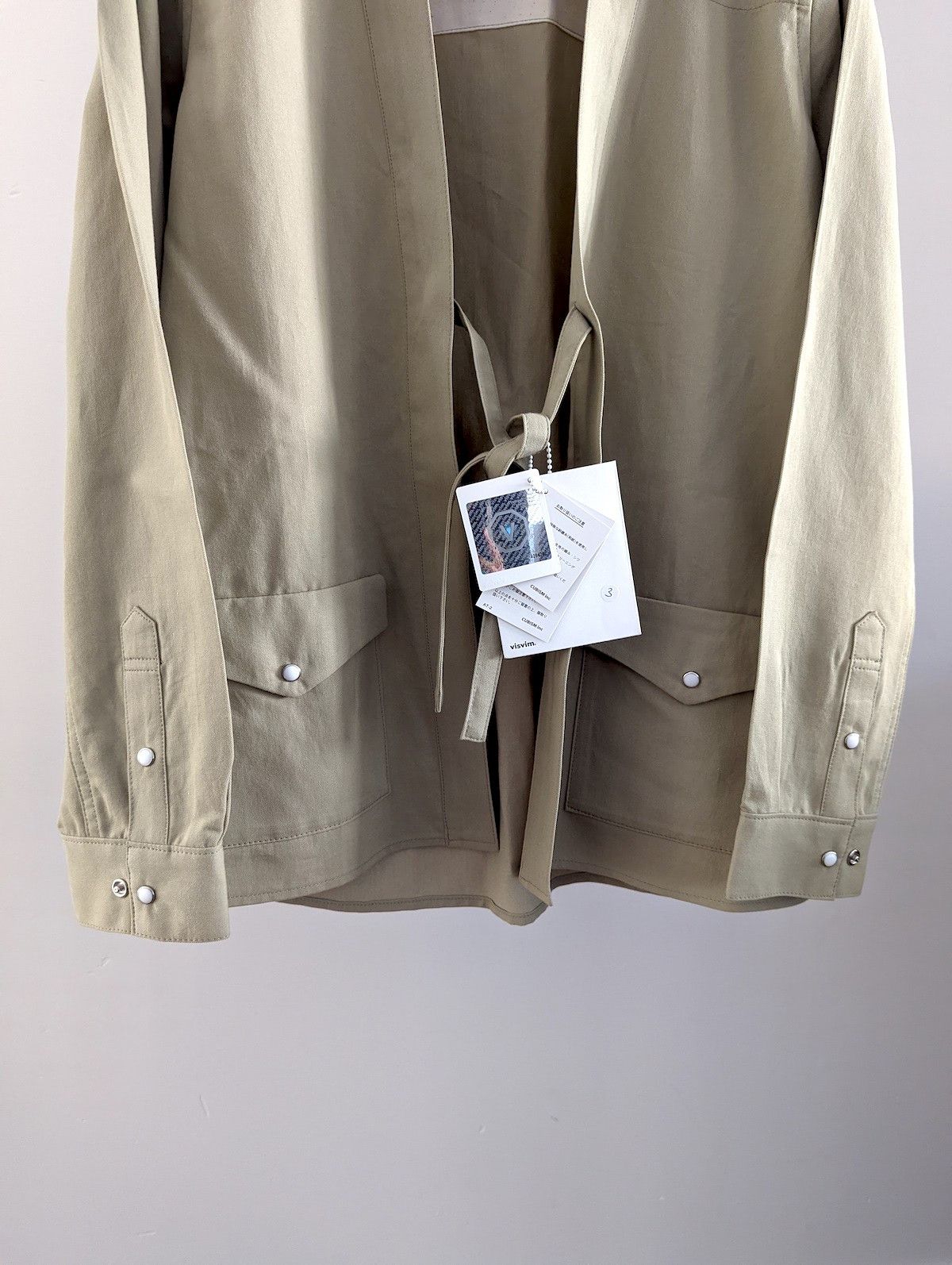 Visvim *NEW* WMV LHAMO KIMONO JACKET LIGHT OLIVE Size S / US 4 / IT 40 - 5 Thumbnail
