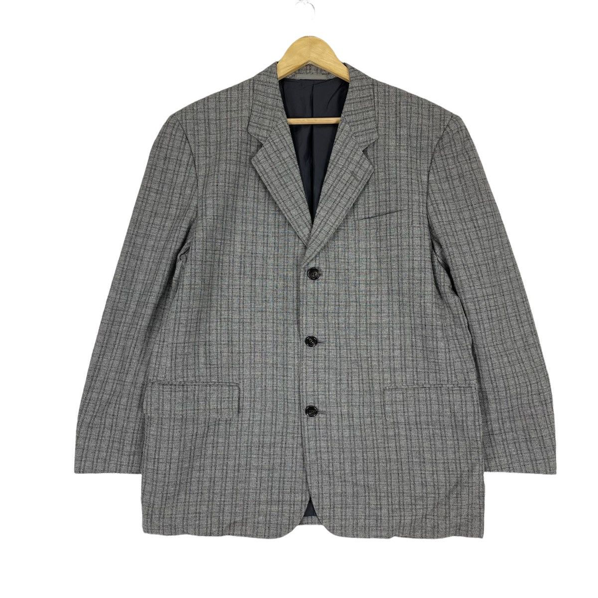 Comme des Garcons Homme 🌟ARCHIVE AW95 CDG HOMME Striped Blazer Coat Size 46S - 2 Thumbnail