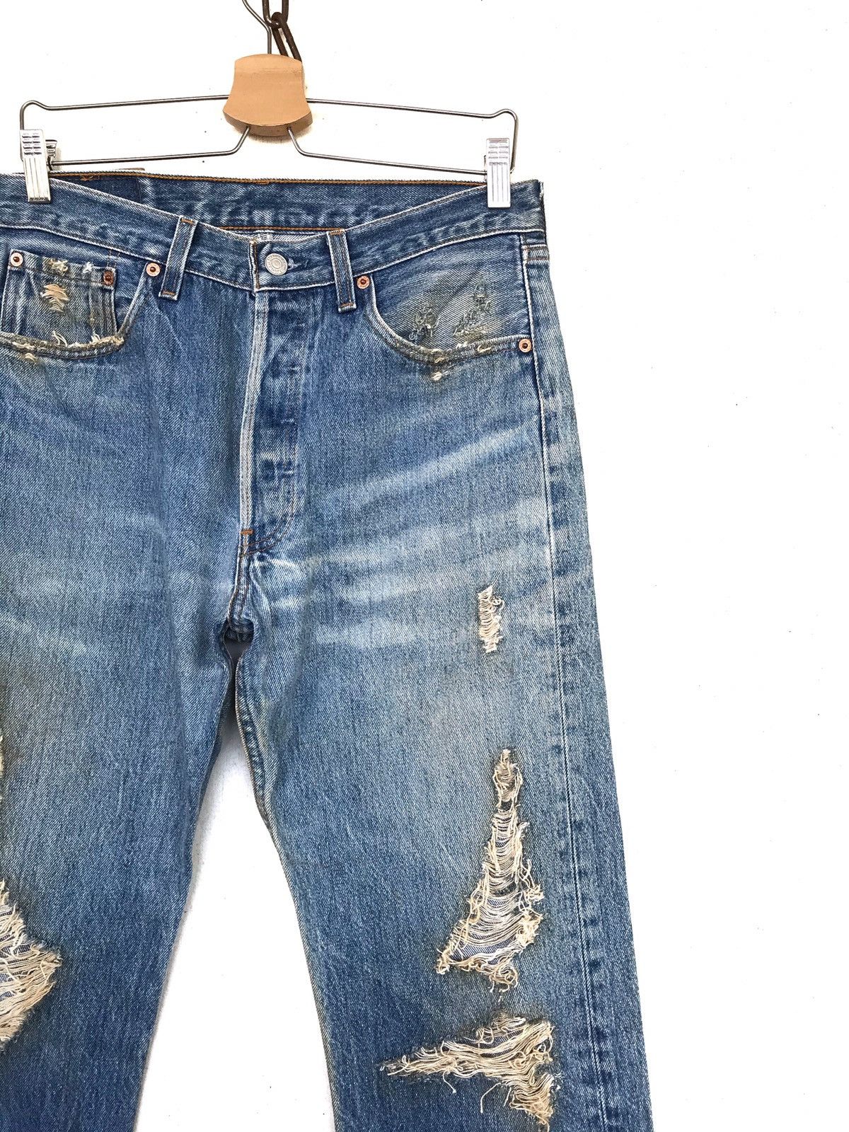 Levi's Vintage Clothing Vintage Levis 501 Kurt Cobain Distressed Size US 31 - 7 Thumbnail