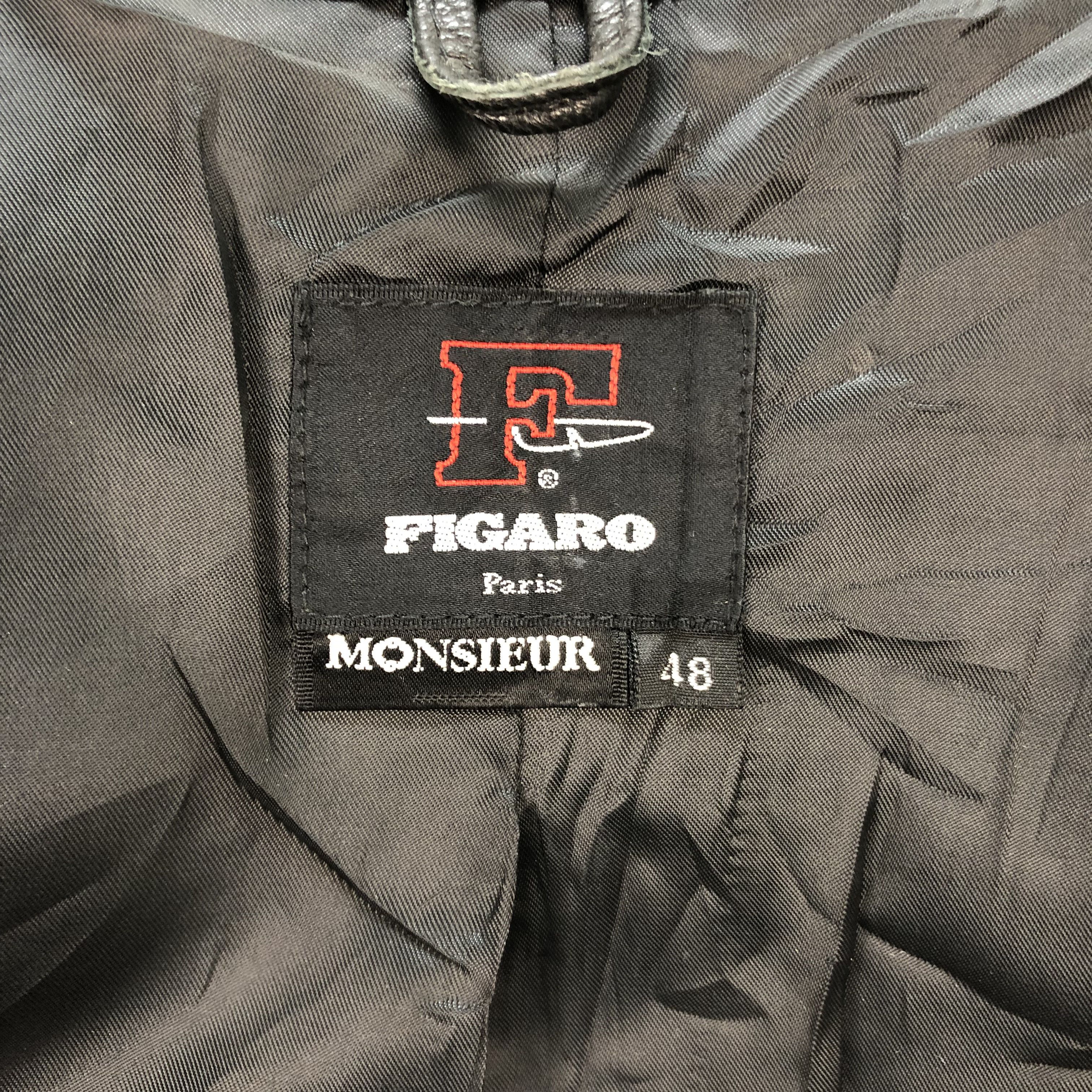 Japanese Brand FIGARO PARIS MONSIEUR SHEEP LEATHER JACKET #5916-213 Size US M / EU 48-50 / 2 - 9 Thumbnail