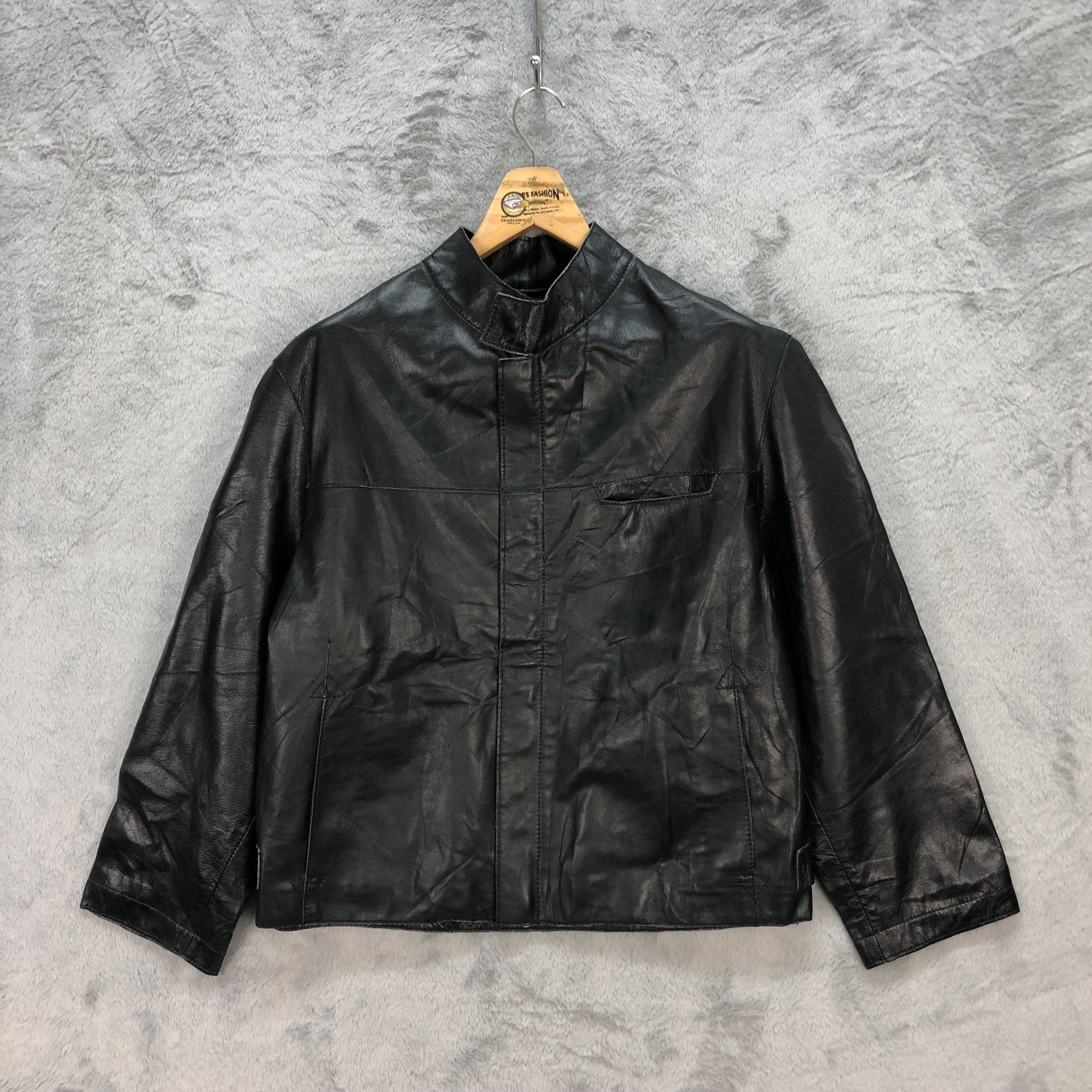 Japanese Brand FIGARO PARIS MONSIEUR SHEEP LEATHER JACKET #5916-213 Size US M / EU 48-50 / 2 - 1 Thumbnail
