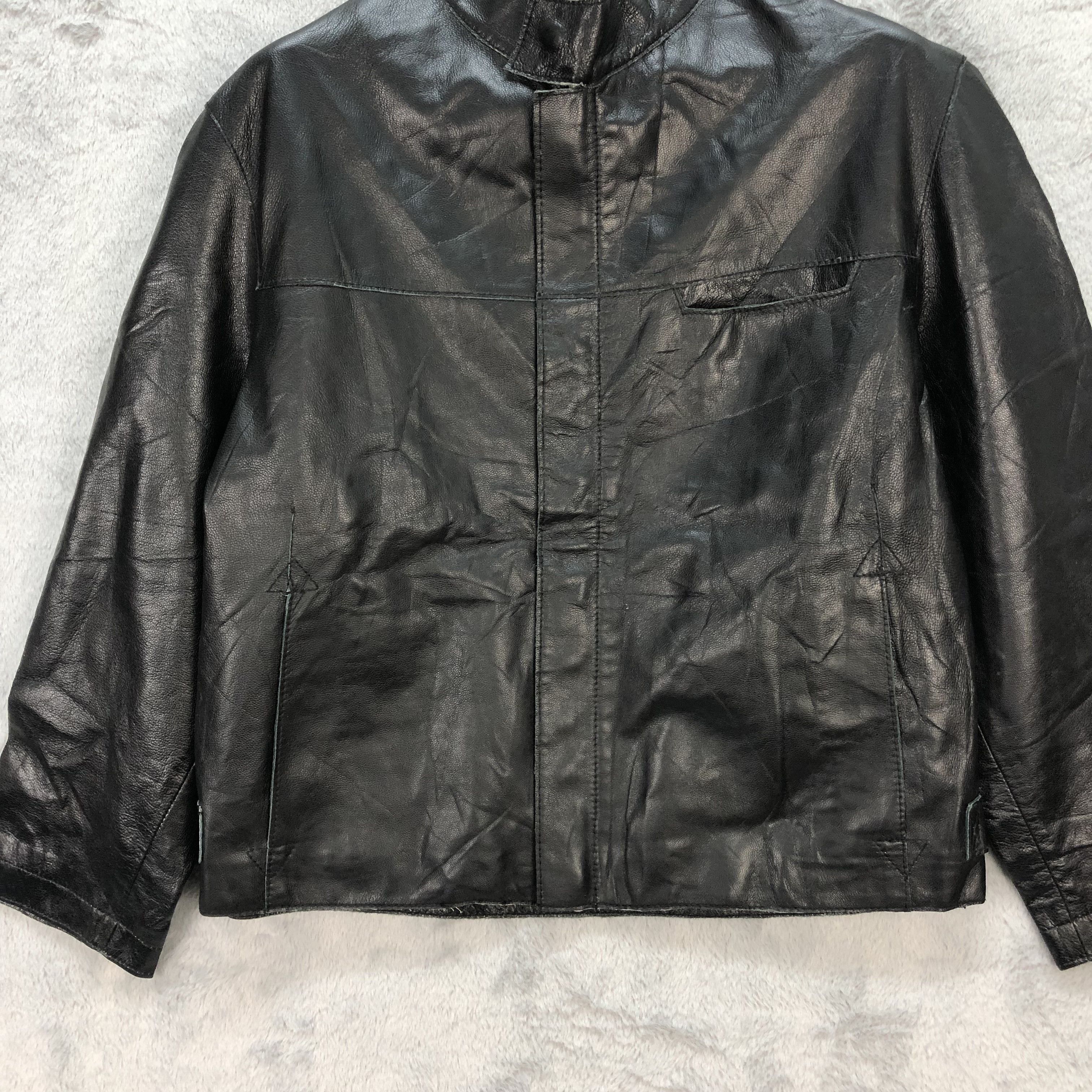 Japanese Brand FIGARO PARIS MONSIEUR SHEEP LEATHER JACKET #5916-213 Size US M / EU 48-50 / 2 - 3 Thumbnail