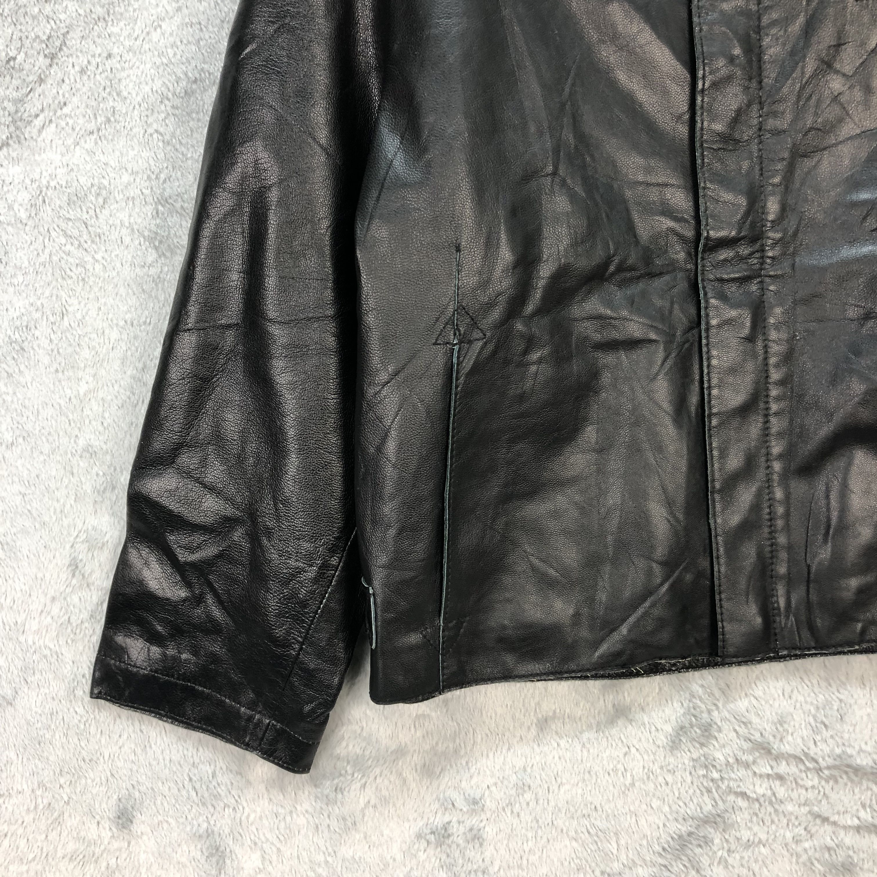 Japanese Brand FIGARO PARIS MONSIEUR SHEEP LEATHER JACKET #5916-213 Size US M / EU 48-50 / 2 - 4 Thumbnail