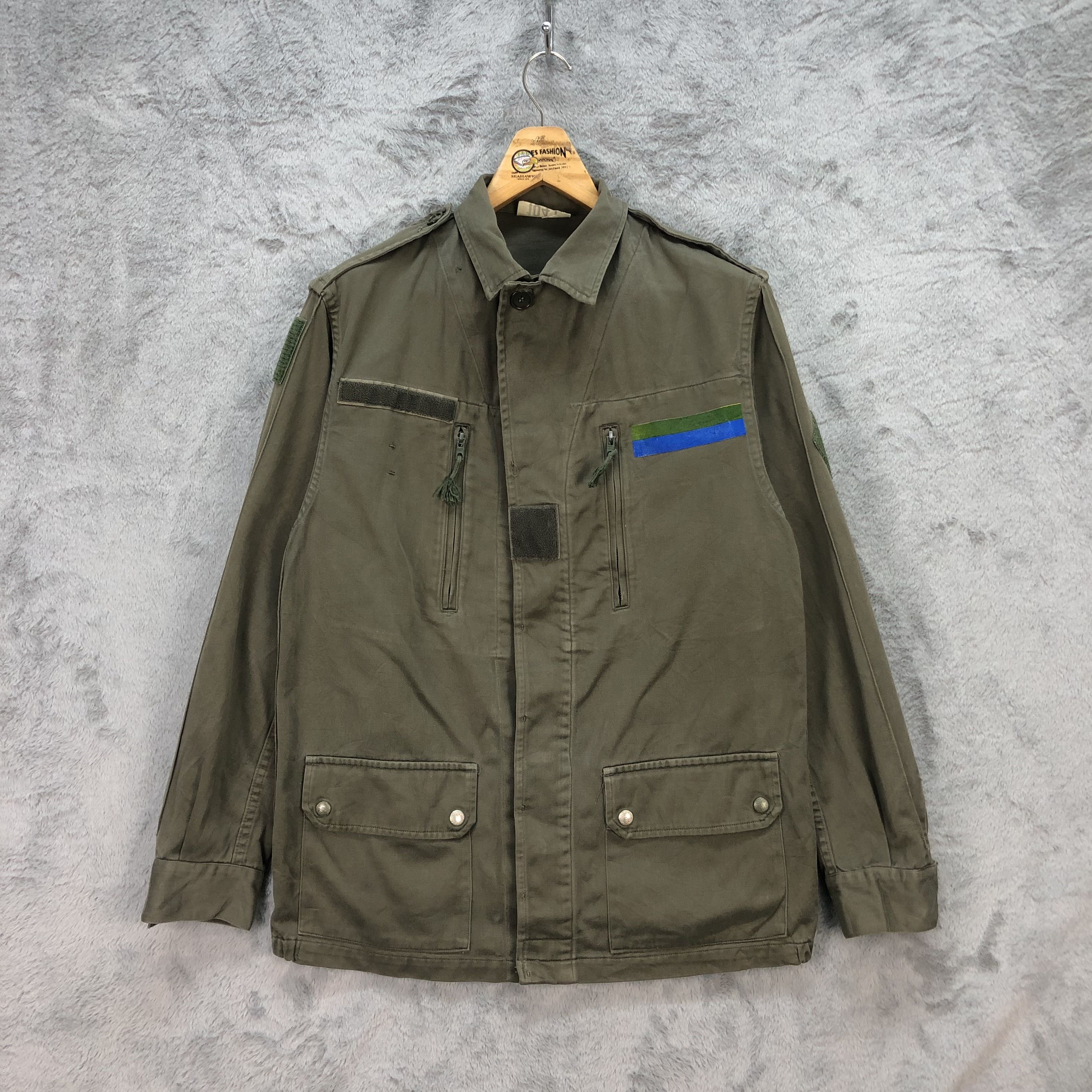 Vintage VINTAGE 84' SAPINOG UXEGNEY MILITARY CHORE JACKET #5909-213 Size US M / EU 48-50 / 2 - 1 Thumbnail