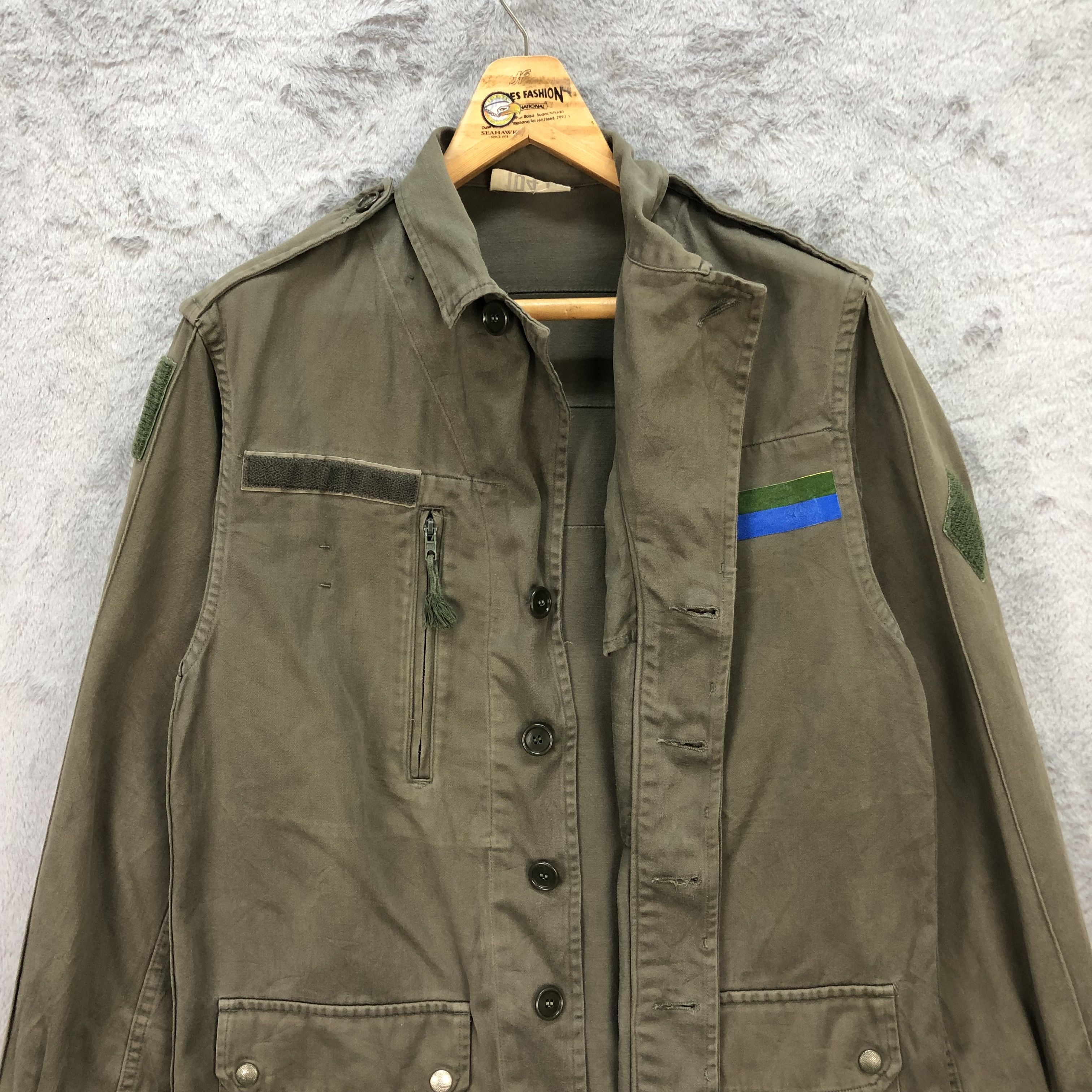 Vintage VINTAGE 84' SAPINOG UXEGNEY MILITARY CHORE JACKET #5909-213 Size US M / EU 48-50 / 2 - 11 Thumbnail