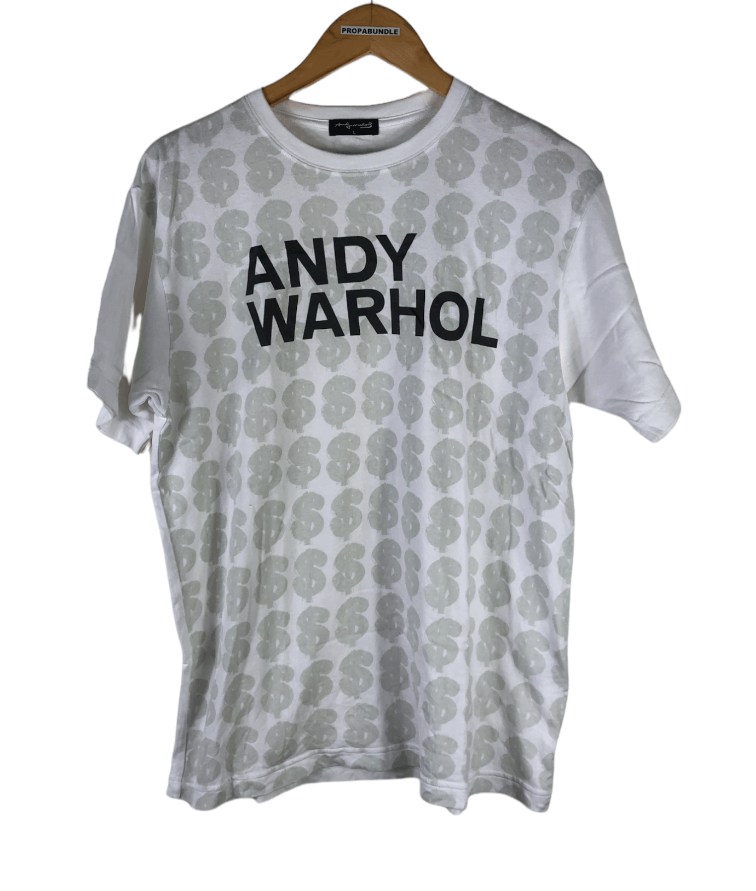 Andy Warhol Andy Warhol Sign Dollar Tshirt Size US L / EU 52-54 / 3 - 1 Thumbnail