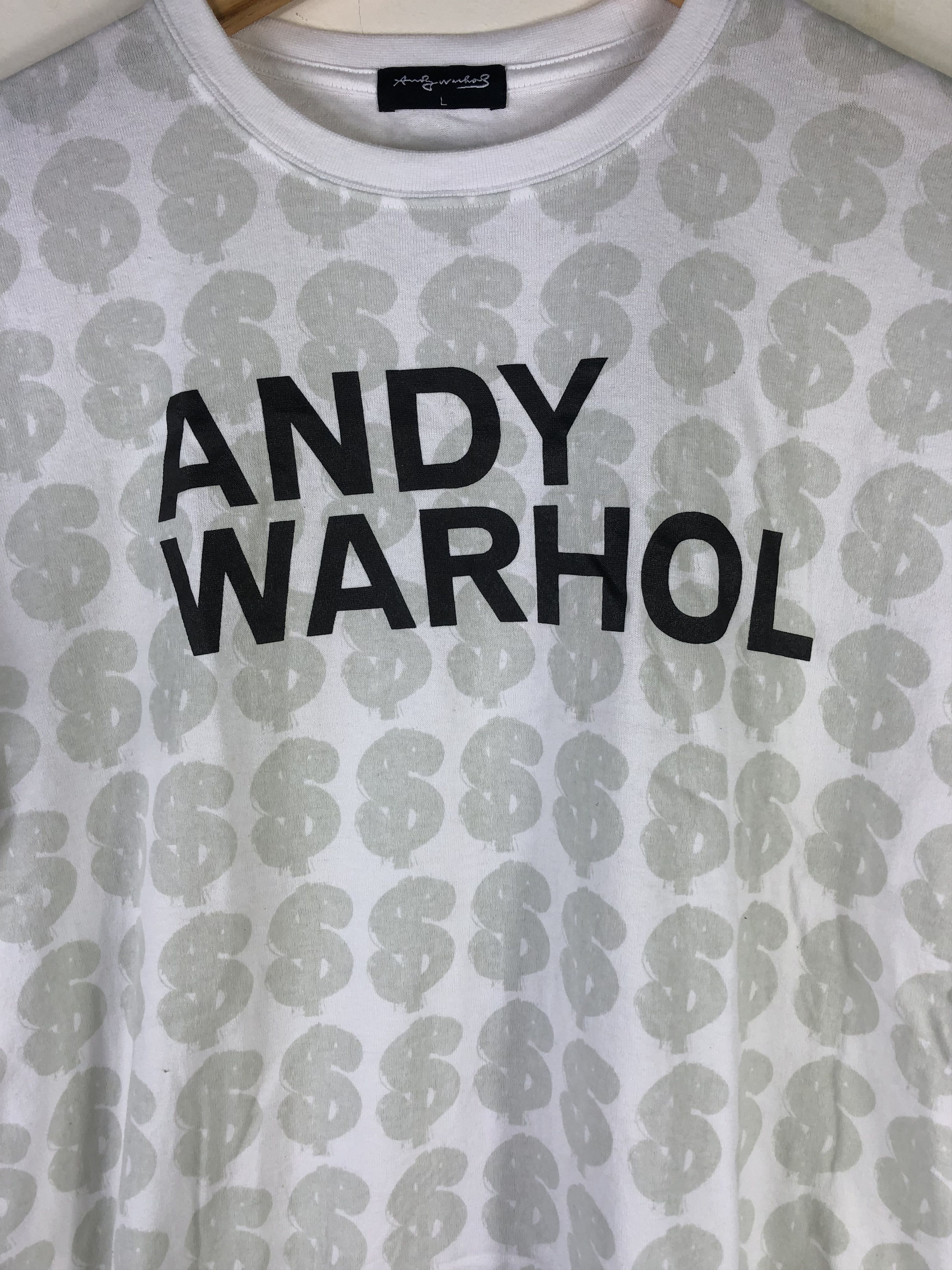 Andy Warhol Andy Warhol Sign Dollar Tshirt Size US L / EU 52-54 / 3 - 2 Thumbnail