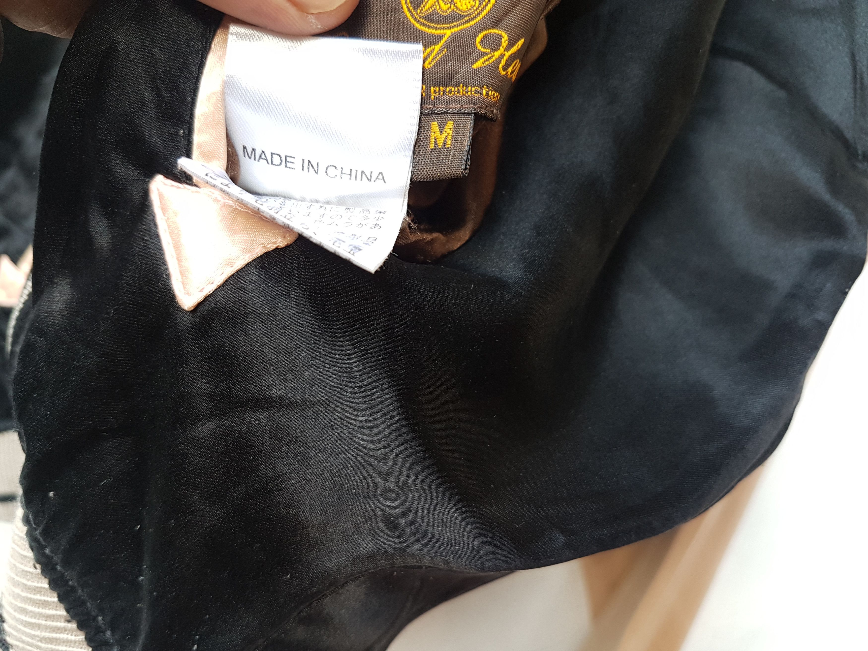 Japanese Brand Fit XS to S, Geisha Skull Silk-Rayon Sukajan Cropped Jacket Size US S / EU 44-46 / 1 - 10 Thumbnail