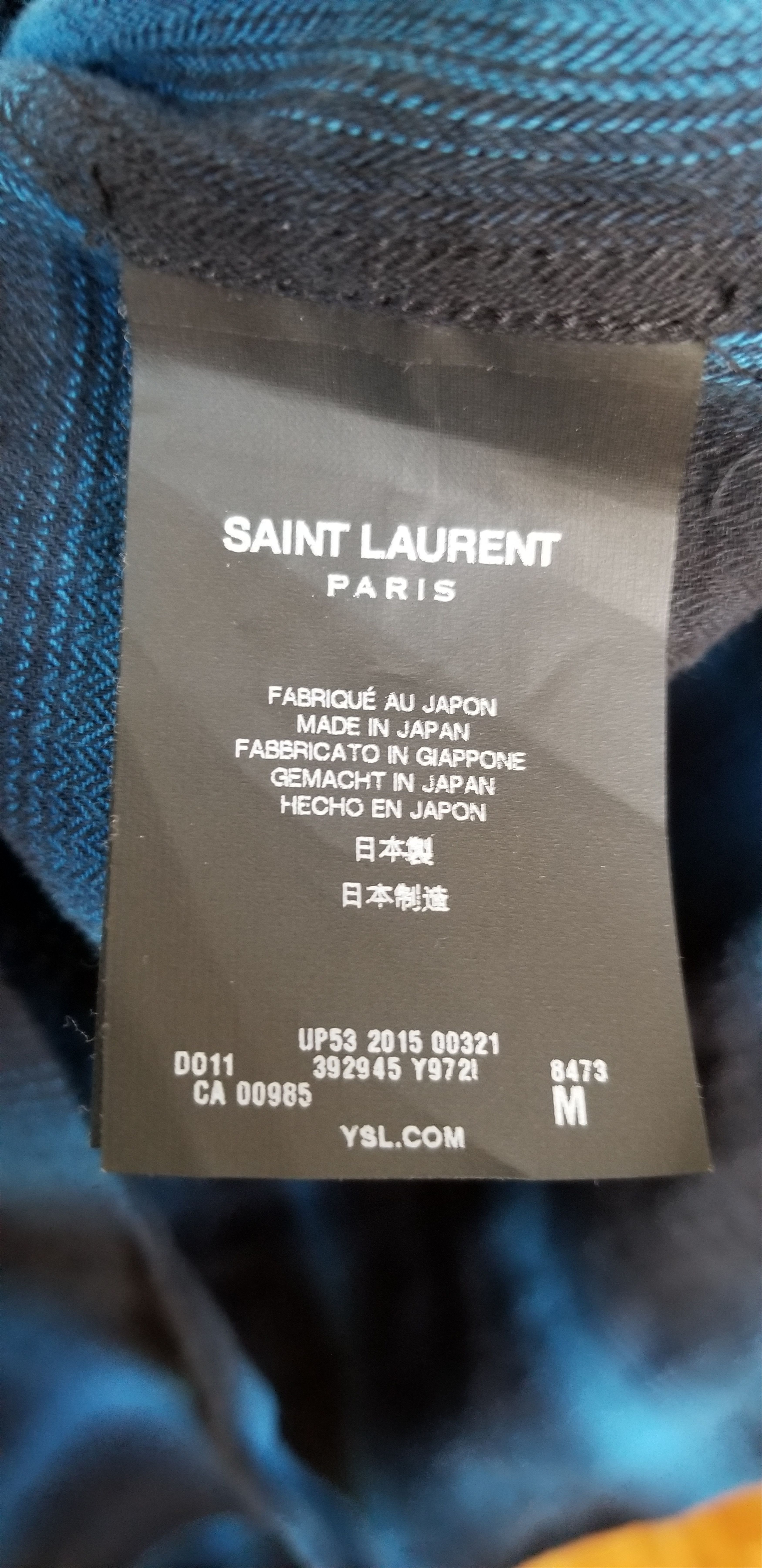 Saint Laurent Paris Saint Laurent Paris Shadow Shirt Size US M / EU 48-50 / 2 - 4 Thumbnail