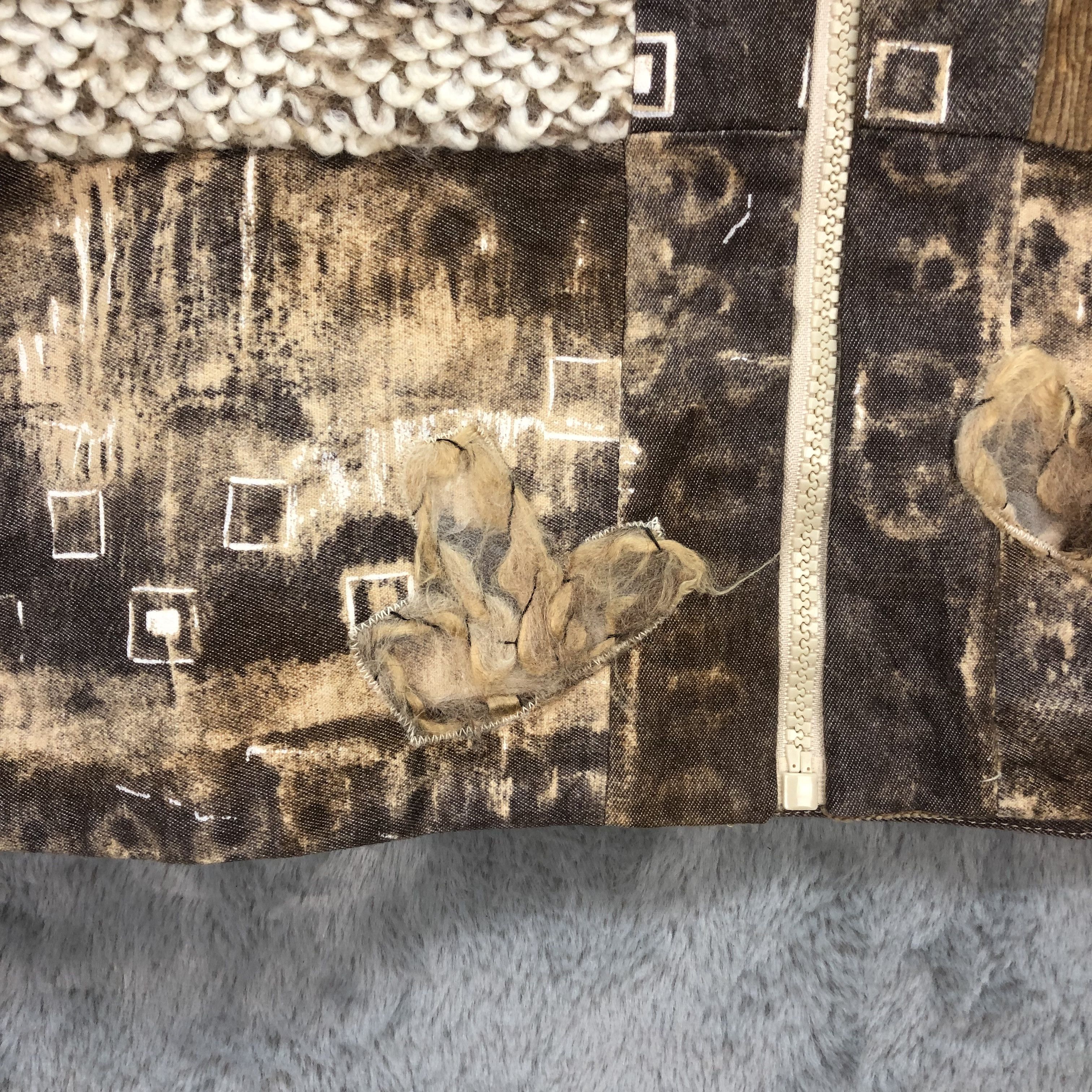 Japanese Brand JUANA PASITEA PATCHWORK NICE DESIGN CROPPED JACKET #5922-213 Size M / US 6-8 / IT 42-44 - 7 Thumbnail