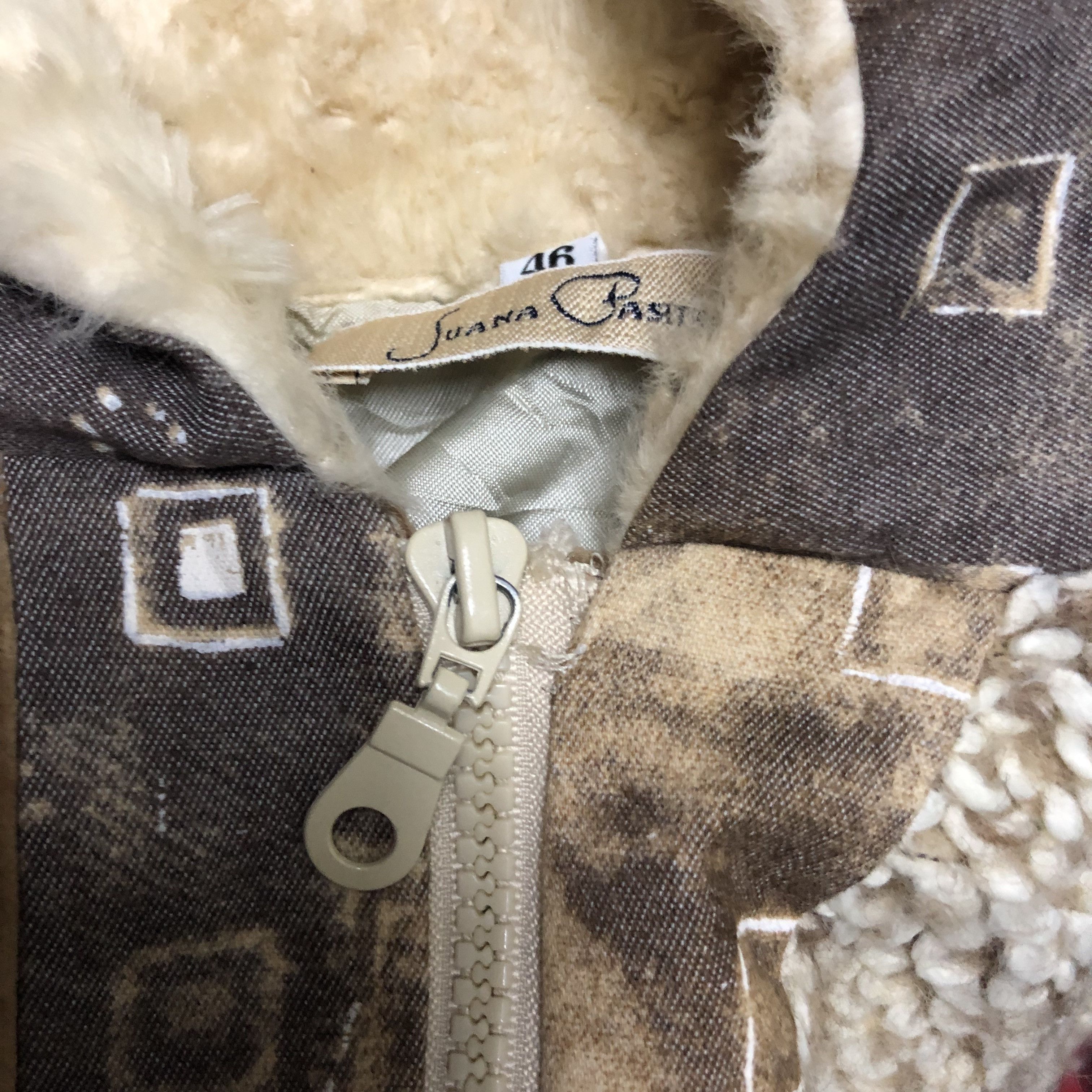 Japanese Brand JUANA PASITEA PATCHWORK NICE DESIGN CROPPED JACKET #5922-213 Size M / US 6-8 / IT 42-44 - 3 Thumbnail
