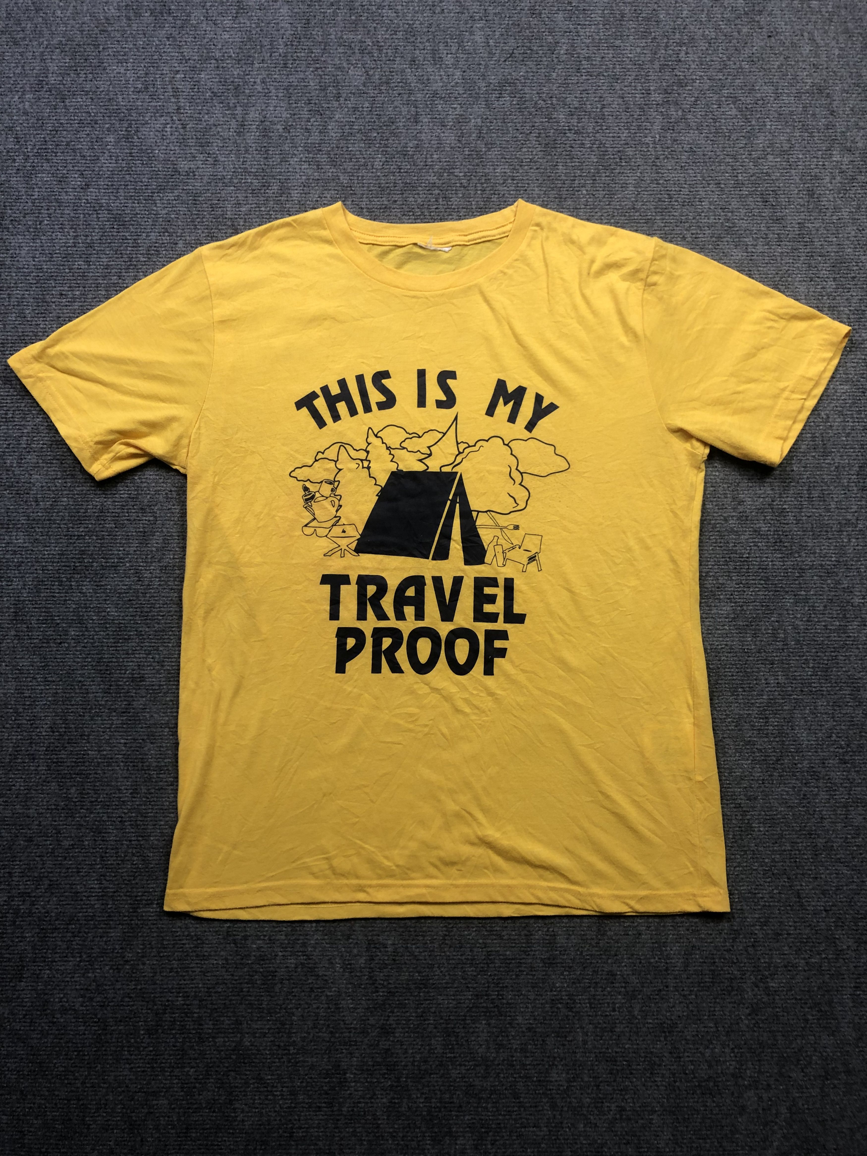 Japanese Brand This Is My Travel Proof Tshirt Size US L / EU 52-54 / 3 - 1 Thumbnail