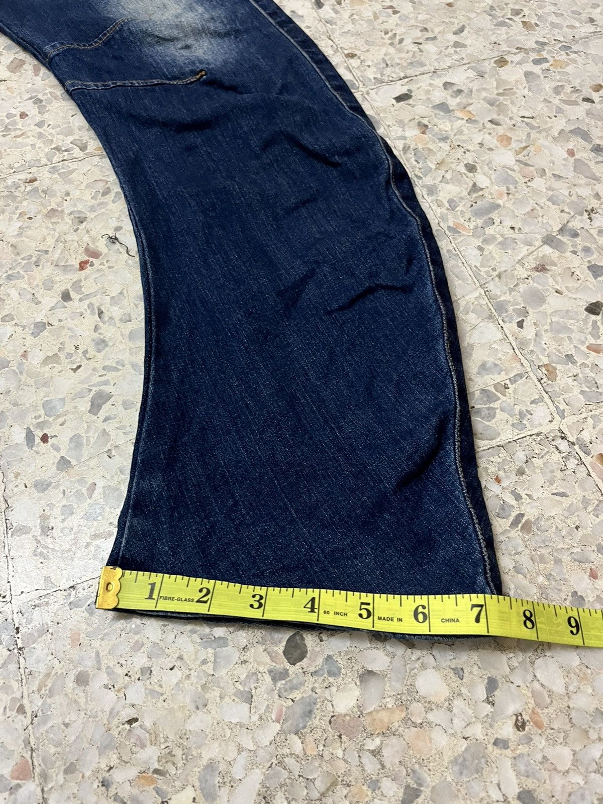 PPFM Japanese brand PPFM curved denim rare design Size US 32 / EU 48 - 13 Thumbnail