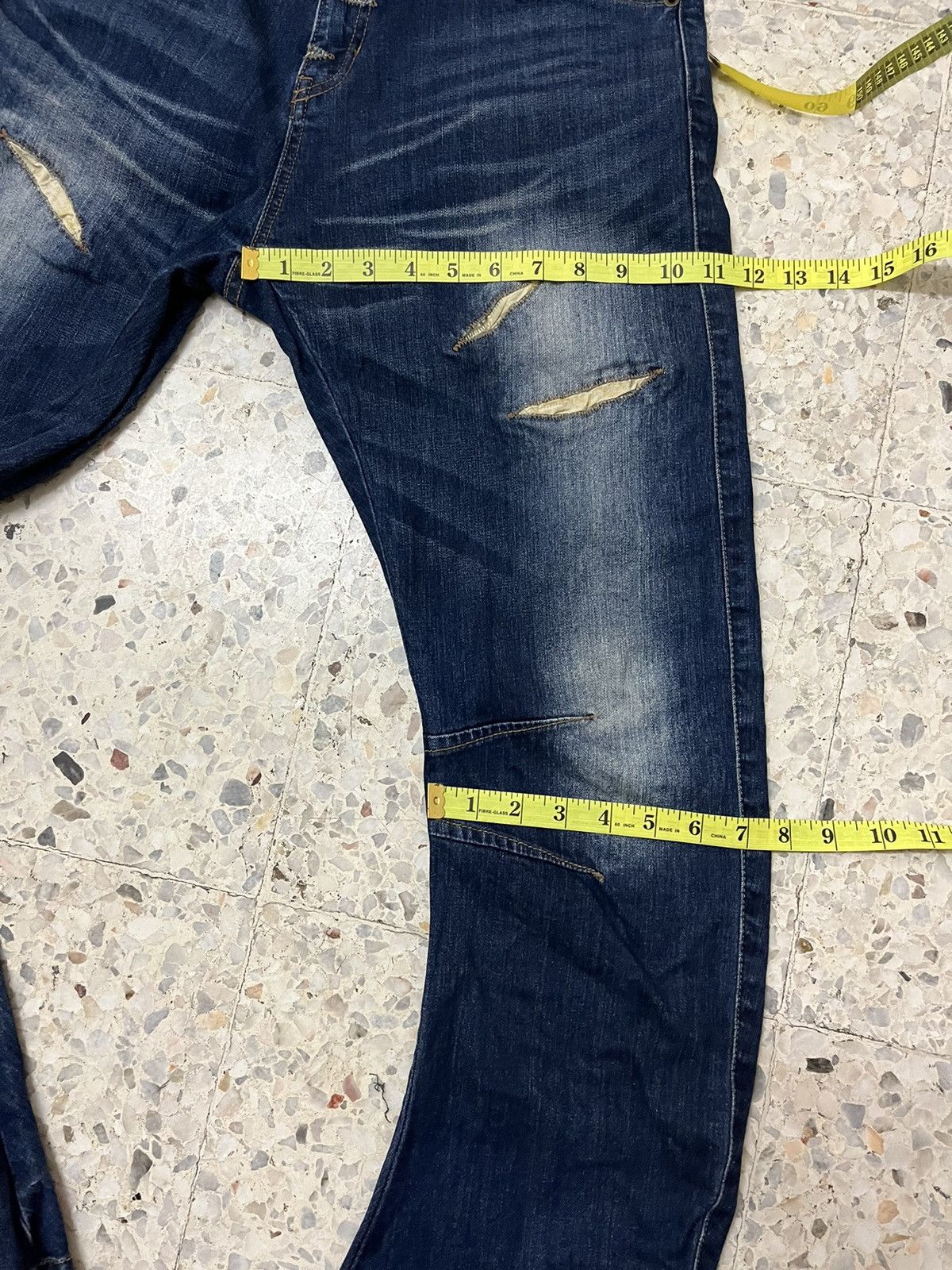 PPFM Japanese brand PPFM curved denim rare design Size US 32 / EU 48 - 11 Thumbnail