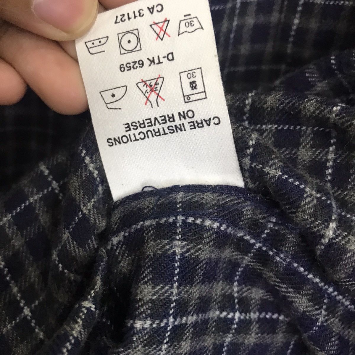 DKNY DKNY Plaid Tartan Flannel Shirt 👕 Size US L / EU 52-54 / 3 - 8 Thumbnail