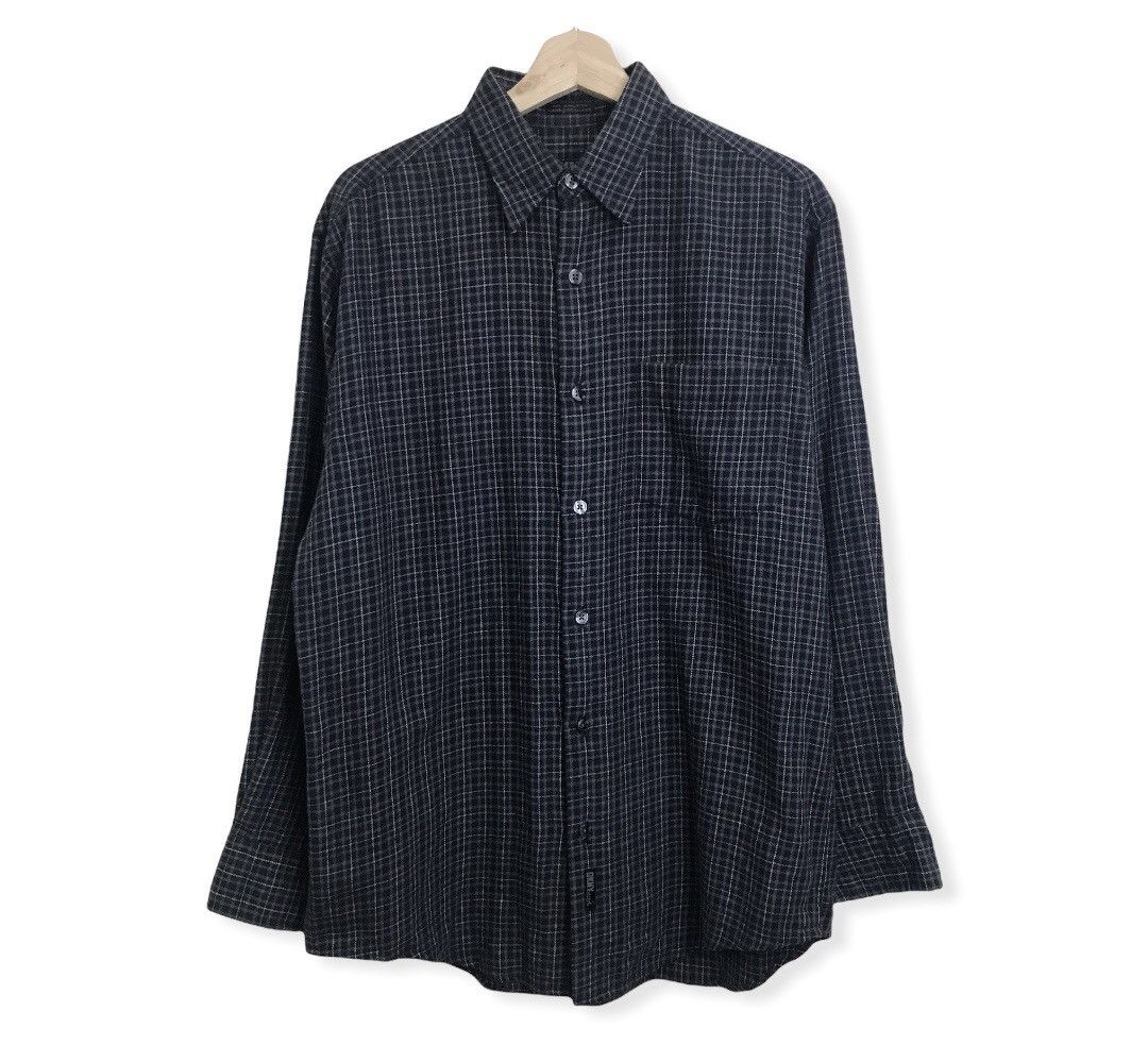 DKNY DKNY Plaid Tartan Flannel Shirt 👕 Size US L / EU 52-54 / 3 - 1 Thumbnail