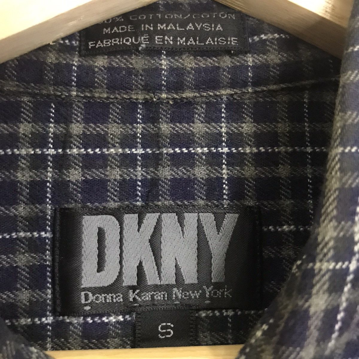 DKNY DKNY Plaid Tartan Flannel Shirt 👕 Size US L / EU 52-54 / 3 - 7 Thumbnail
