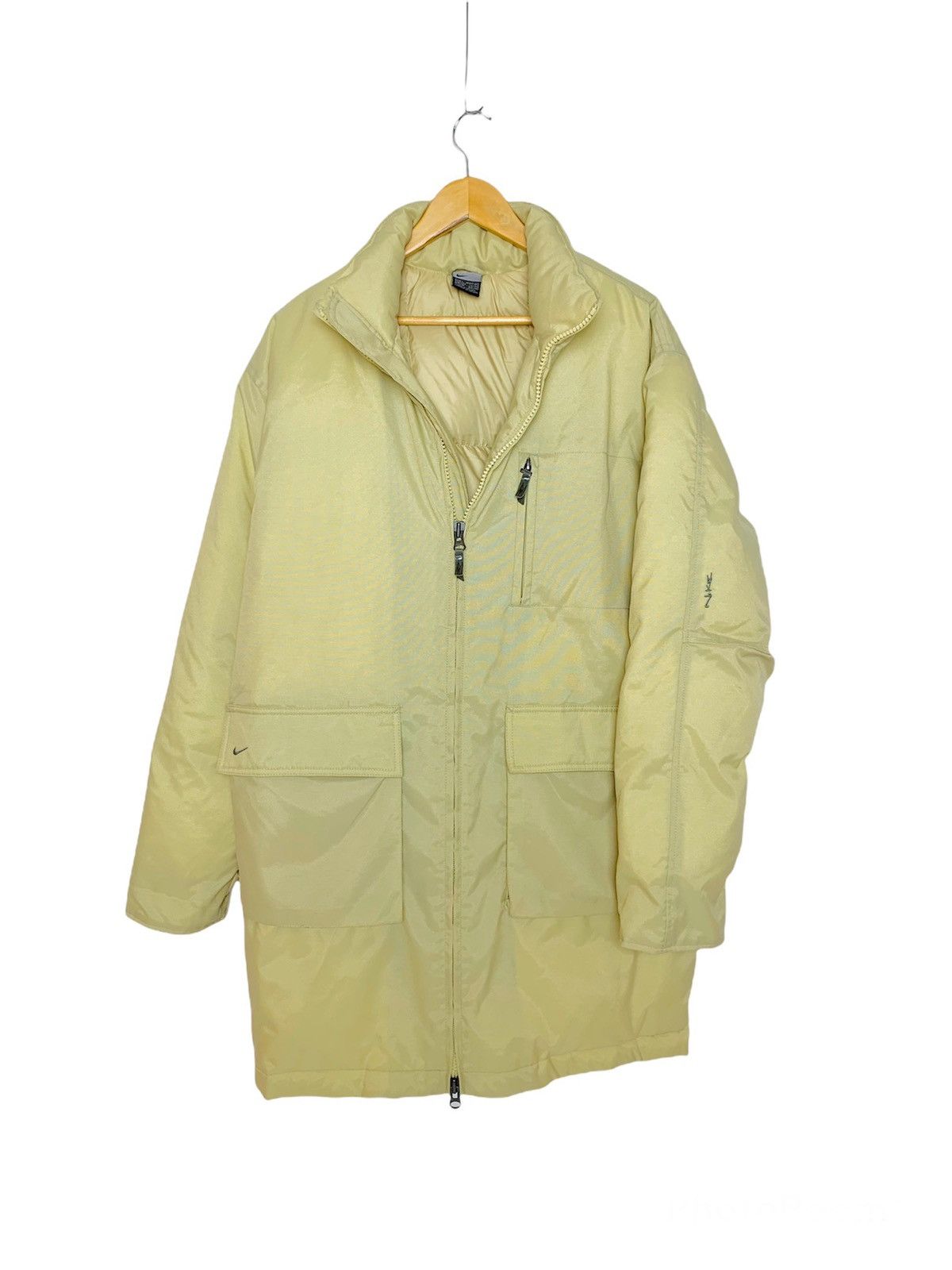 Nike × Vintage Vintage y2k Nike Nylon Down Parka Jacket L Size US L / EU 52-54 / 3 - 1 Thumbnail
