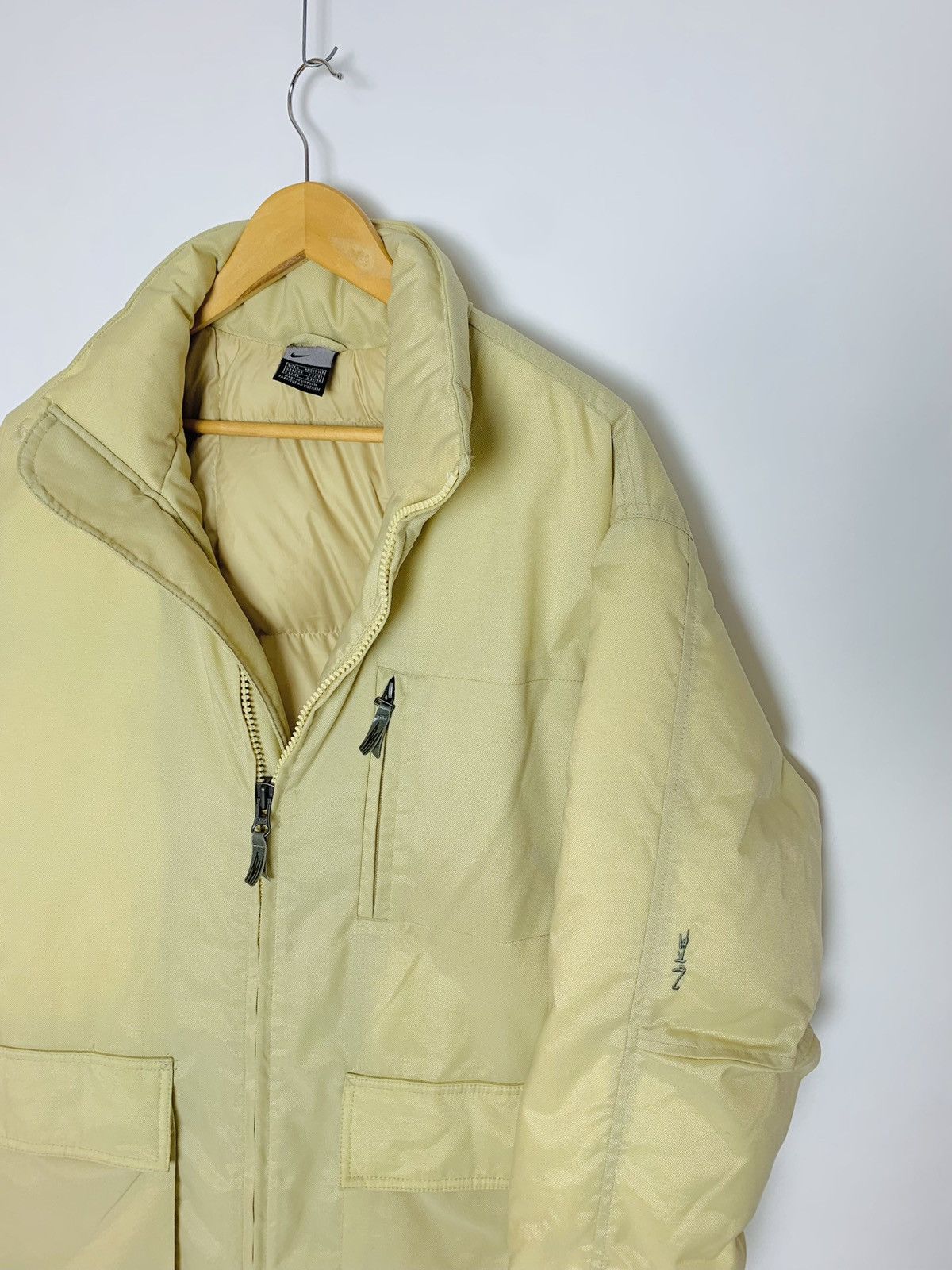 Nike × Vintage Vintage y2k Nike Nylon Down Parka Jacket L Size US L / EU 52-54 / 3 - 3 Thumbnail