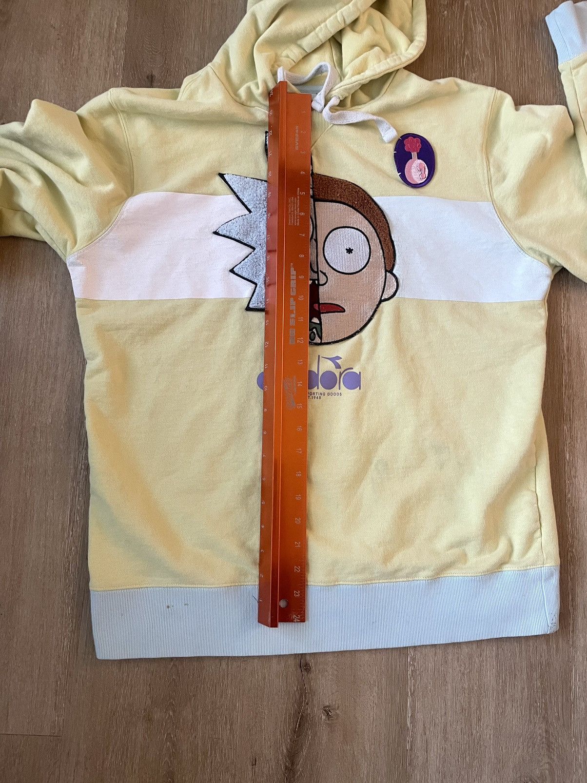 Diadora Rick & Morty x Diadora Portrait Terrycloth Custom Patch Hood Size US L / EU 52-54 / 3 - 21 Thumbnail