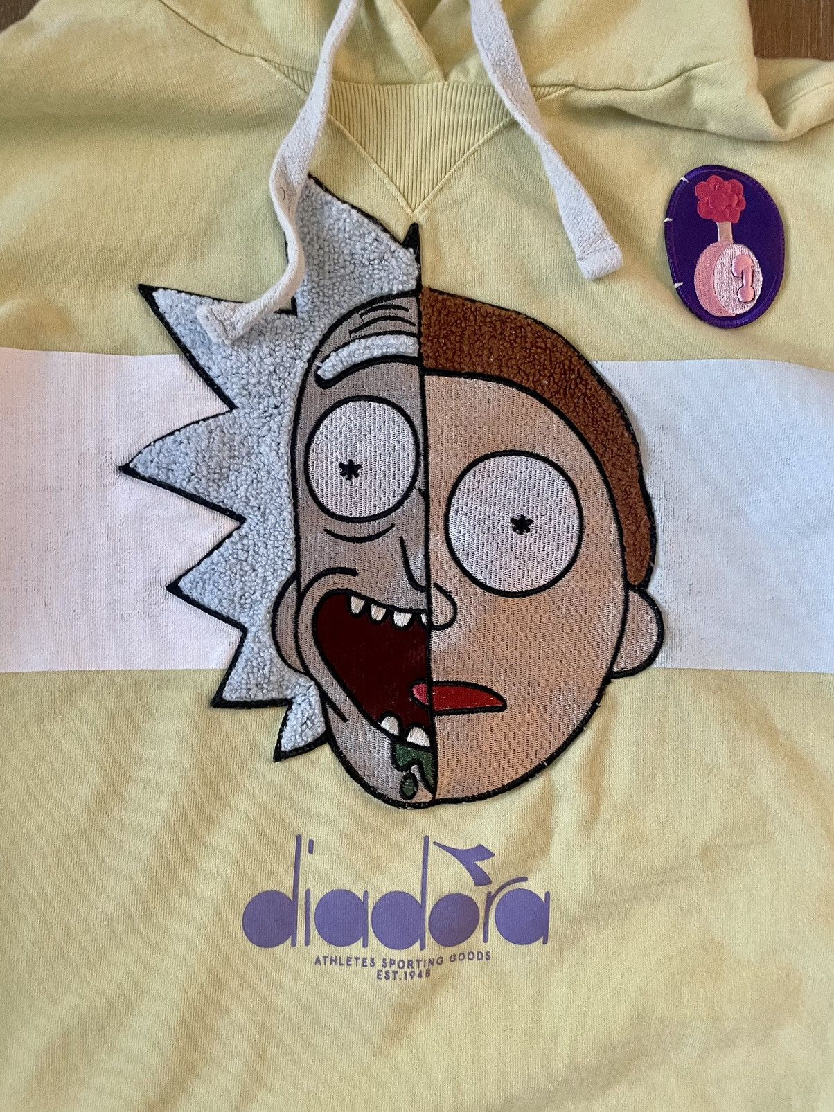 Diadora Rick & Morty x Diadora Portrait Terrycloth Custom Patch Hood Size US L / EU 52-54 / 3 - 5 Thumbnail