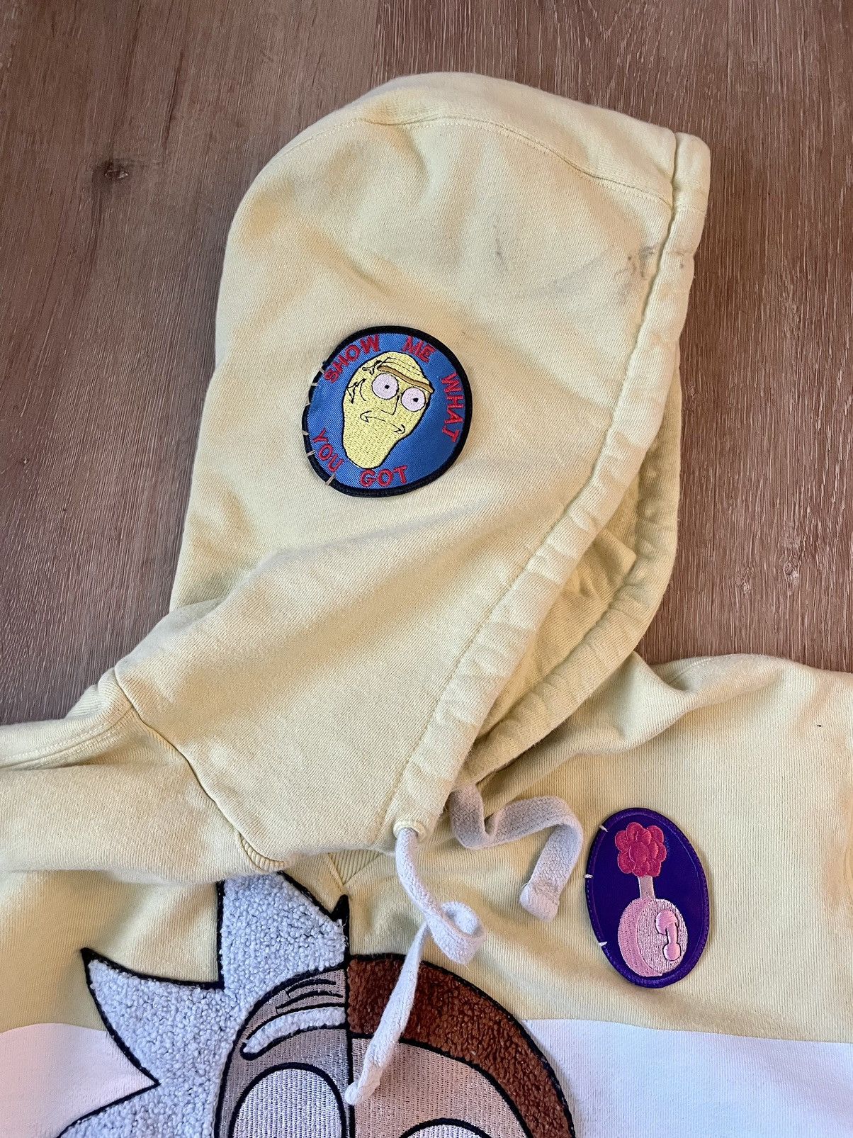 Diadora Rick & Morty x Diadora Portrait Terrycloth Custom Patch Hood Size US L / EU 52-54 / 3 - 9 Thumbnail
