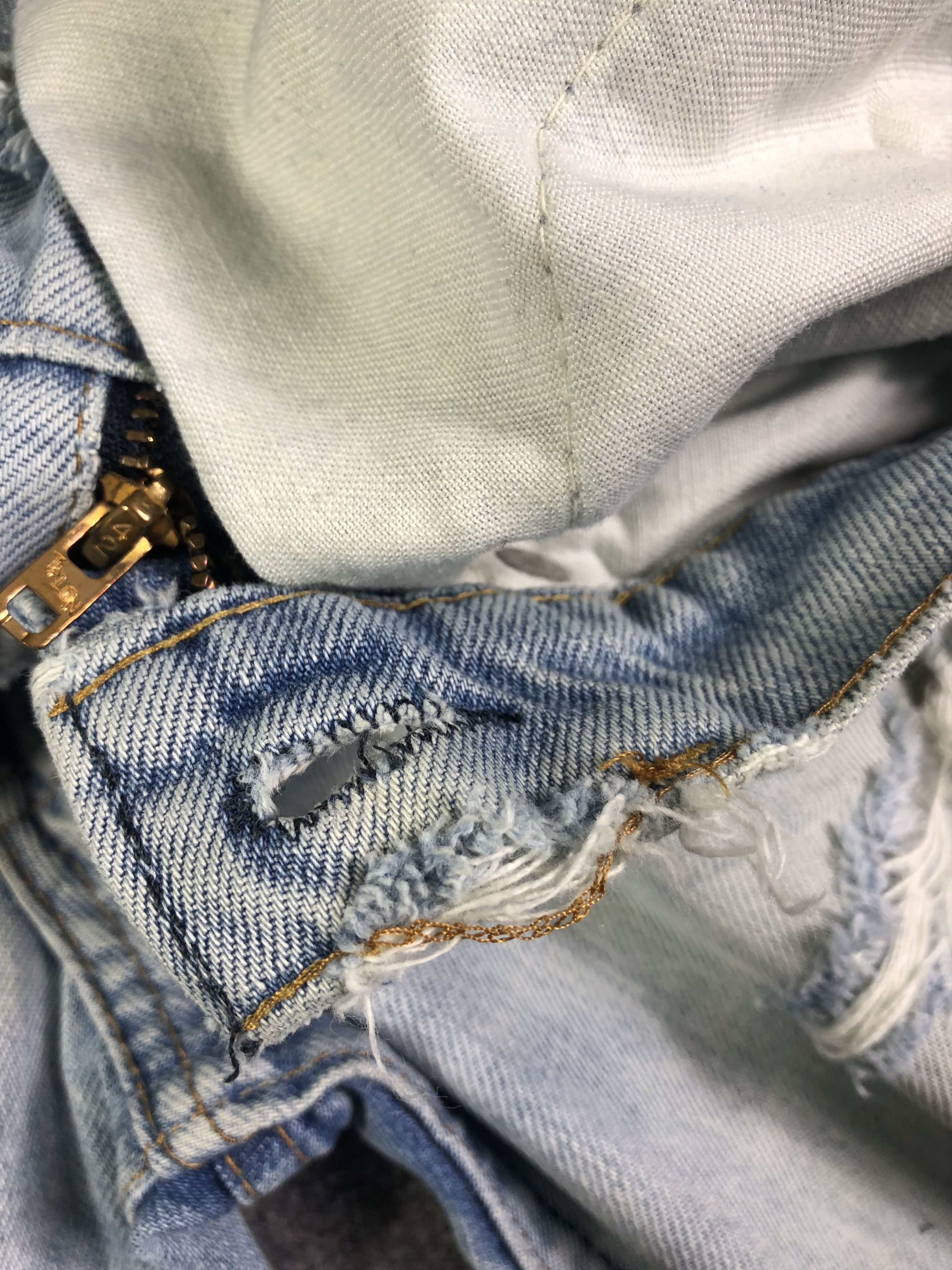 Levi's Light Blue Vintage Levis 505 Orange Tag 28x27.5 Size US 28 / EU 44 - 7 Thumbnail