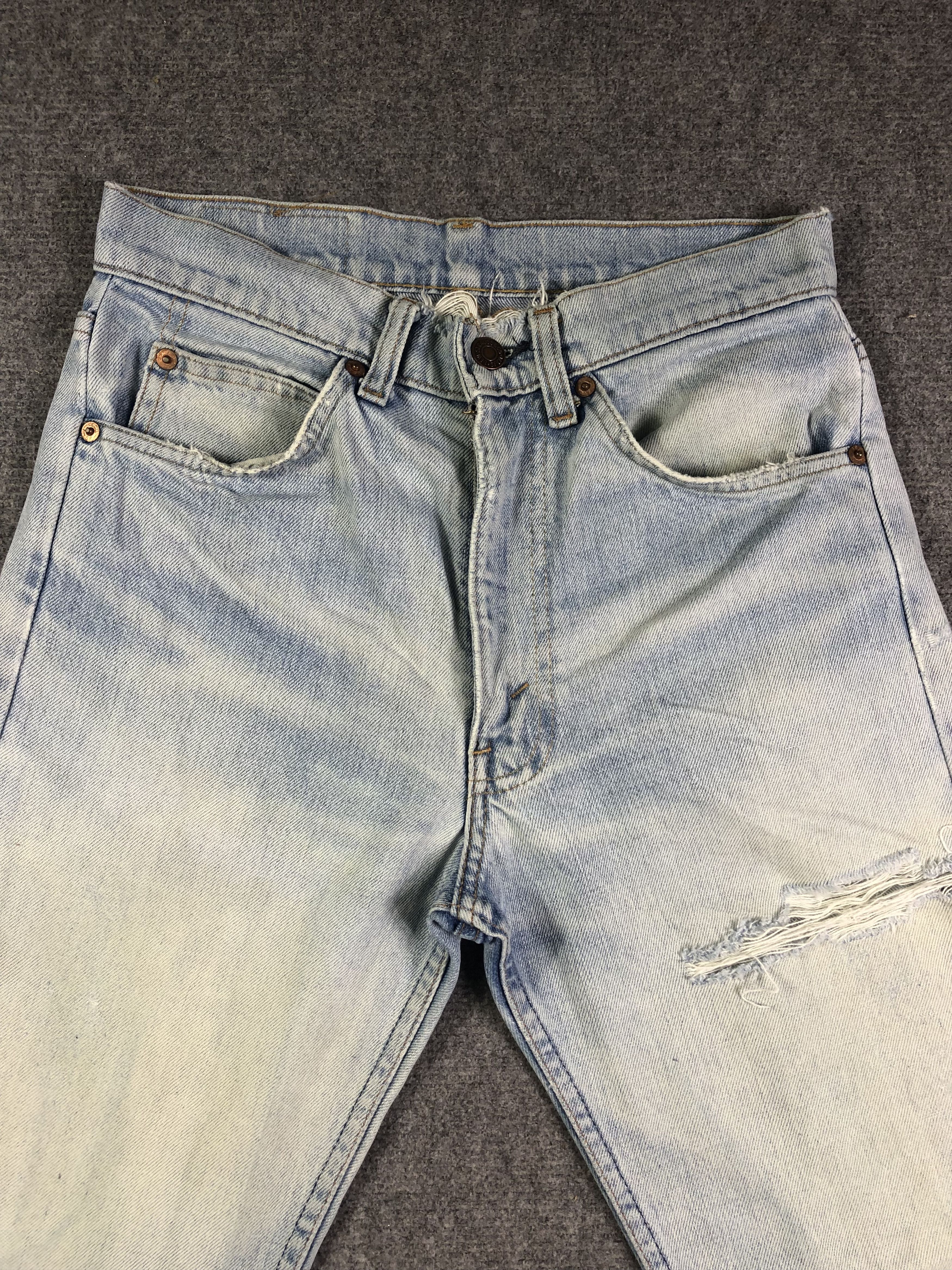 Levi's Light Blue Vintage Levis 505 Orange Tag 28x27.5 Size US 28 / EU 44 - 2 Thumbnail