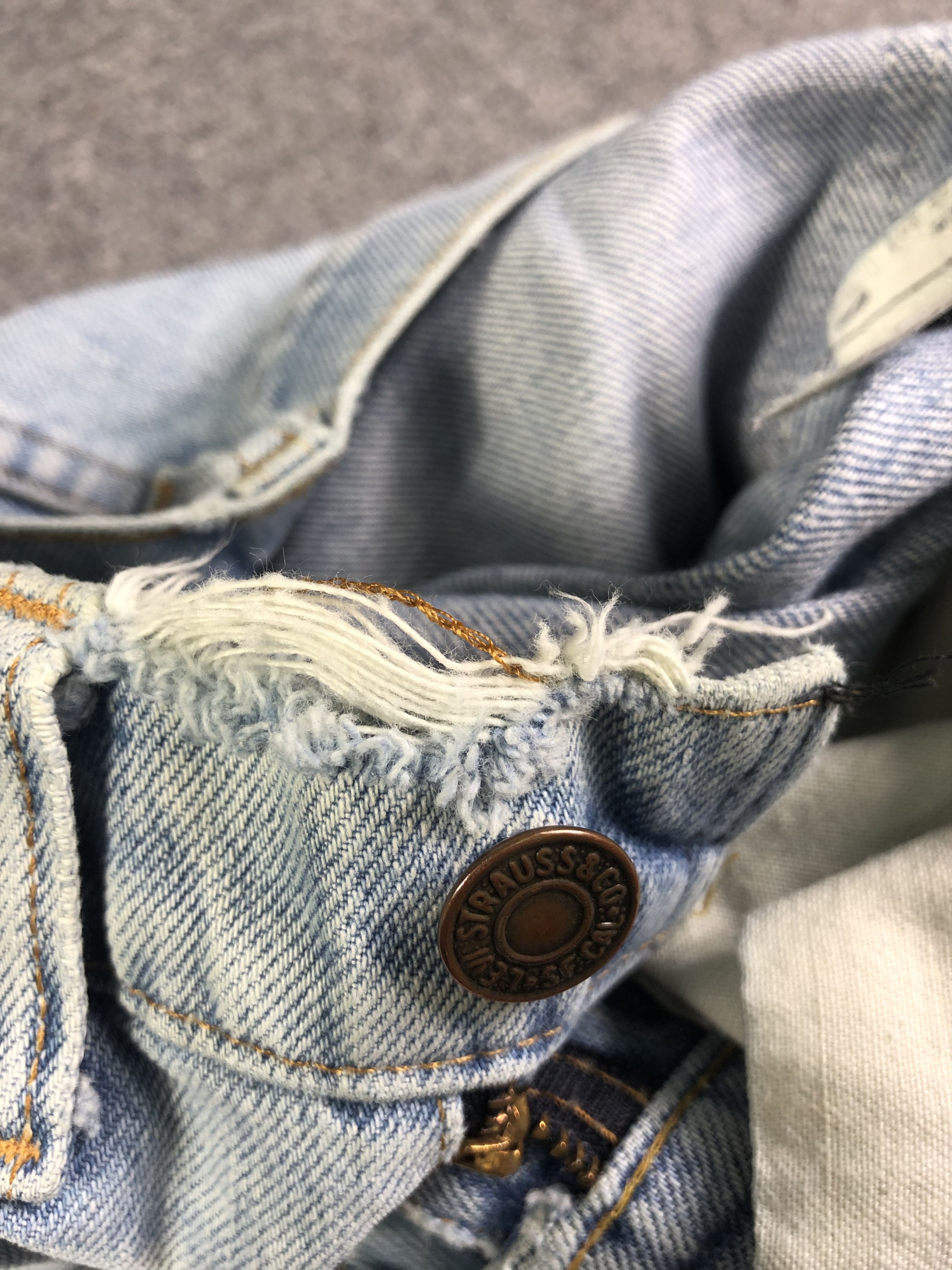 Levi's Light Blue Vintage Levis 505 Orange Tag 28x27.5 Size US 28 / EU 44 - 6 Thumbnail
