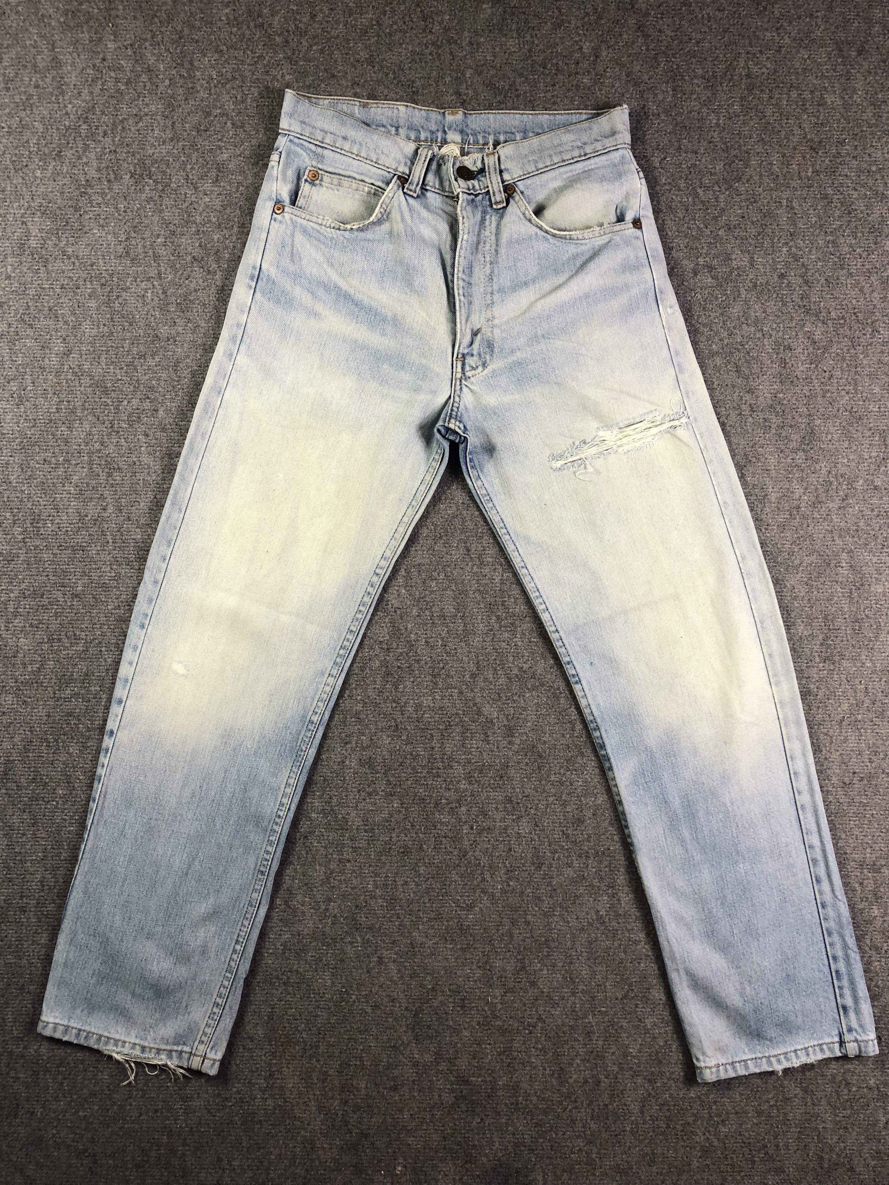 Levi's Light Blue Vintage Levis 505 Orange Tag 28x27.5 Size US 28 / EU 44 - 1 Thumbnail