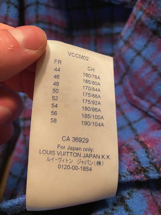 Louis Vuitton LOUIS VUITTON ×VIRGILABLOH 19FW flannel plaid cropped jacket