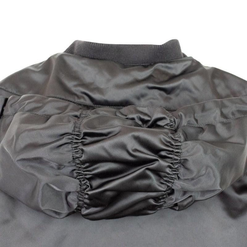 Acne Studios Acne Studios Lexi Ruched Satin Bomber Jacket Black Size XS / US 0-2 / IT 36-38 - 6 Thumbnail