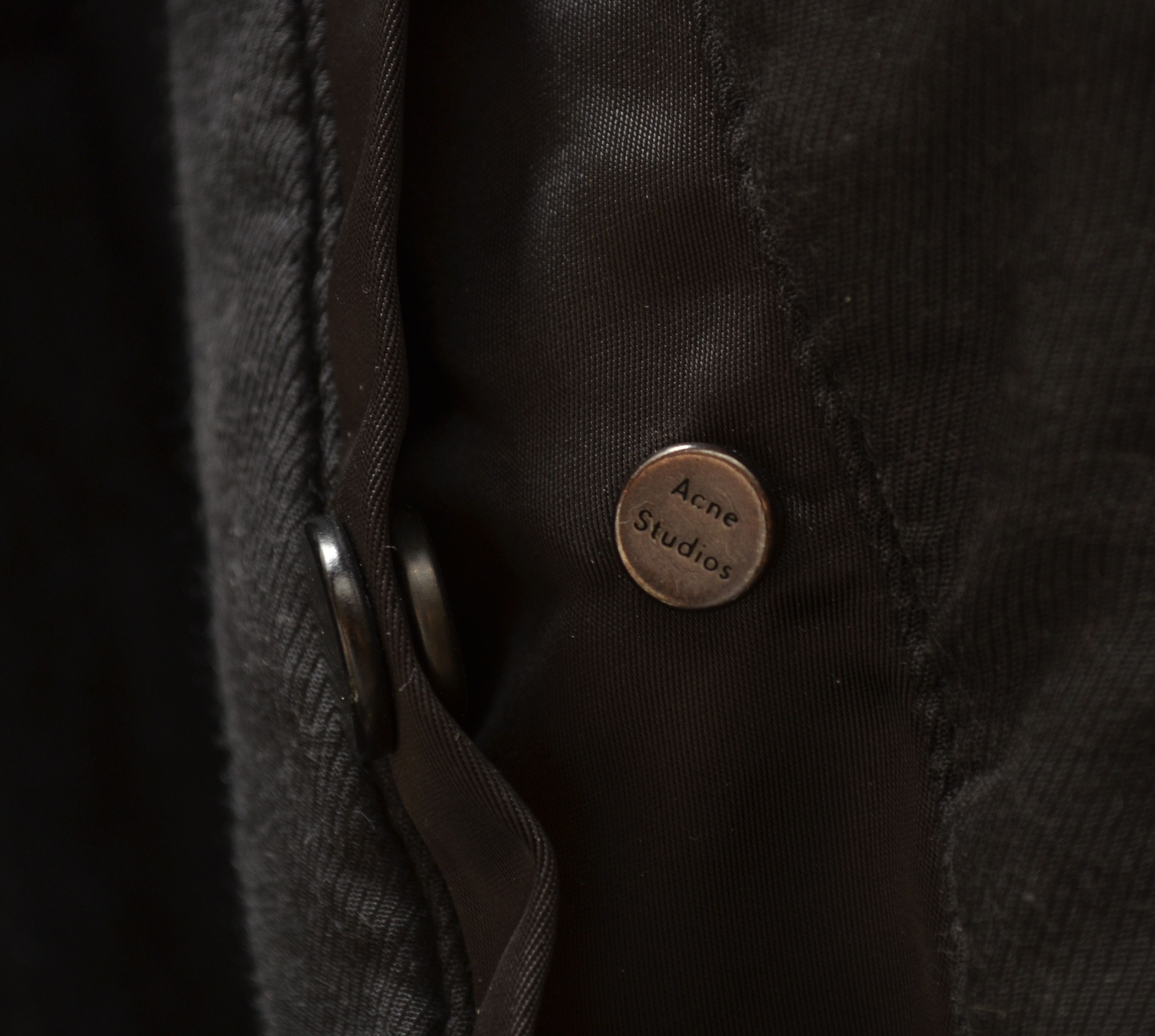 Acne Studios Acne Studios Lexi Ruched Satin Bomber Jacket Black Size XS / US 0-2 / IT 36-38 - 18 Thumbnail