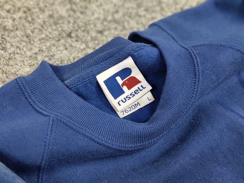Russell Athletic 🕷 Vintage 90's Russell Sun Faded Boxy Crewneck Sweatshirt Size US XL / EU 56 / 4 - 9 Thumbnail