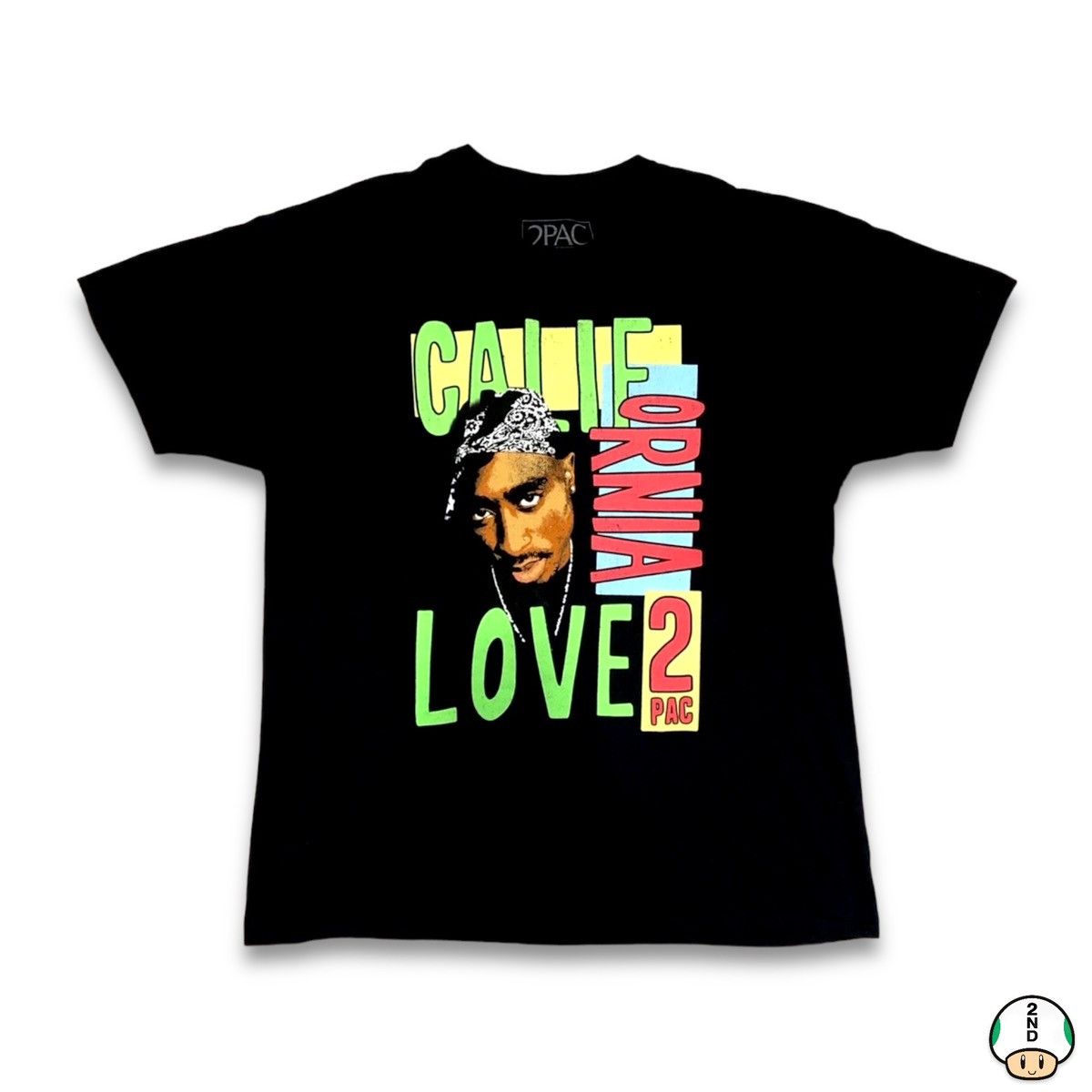 Rap Tees Tupac Shakur T Shirt 2Pac California Love Graphic Rap Tee Size US XXL / EU 58 / 5 - 1 Thumbnail