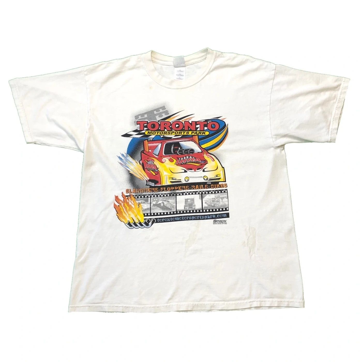 NASCAR Vintage Toronto Motorsports Park Racing T Shirt Sports Tee Size US XL / EU 56 / 4 - 1 Thumbnail