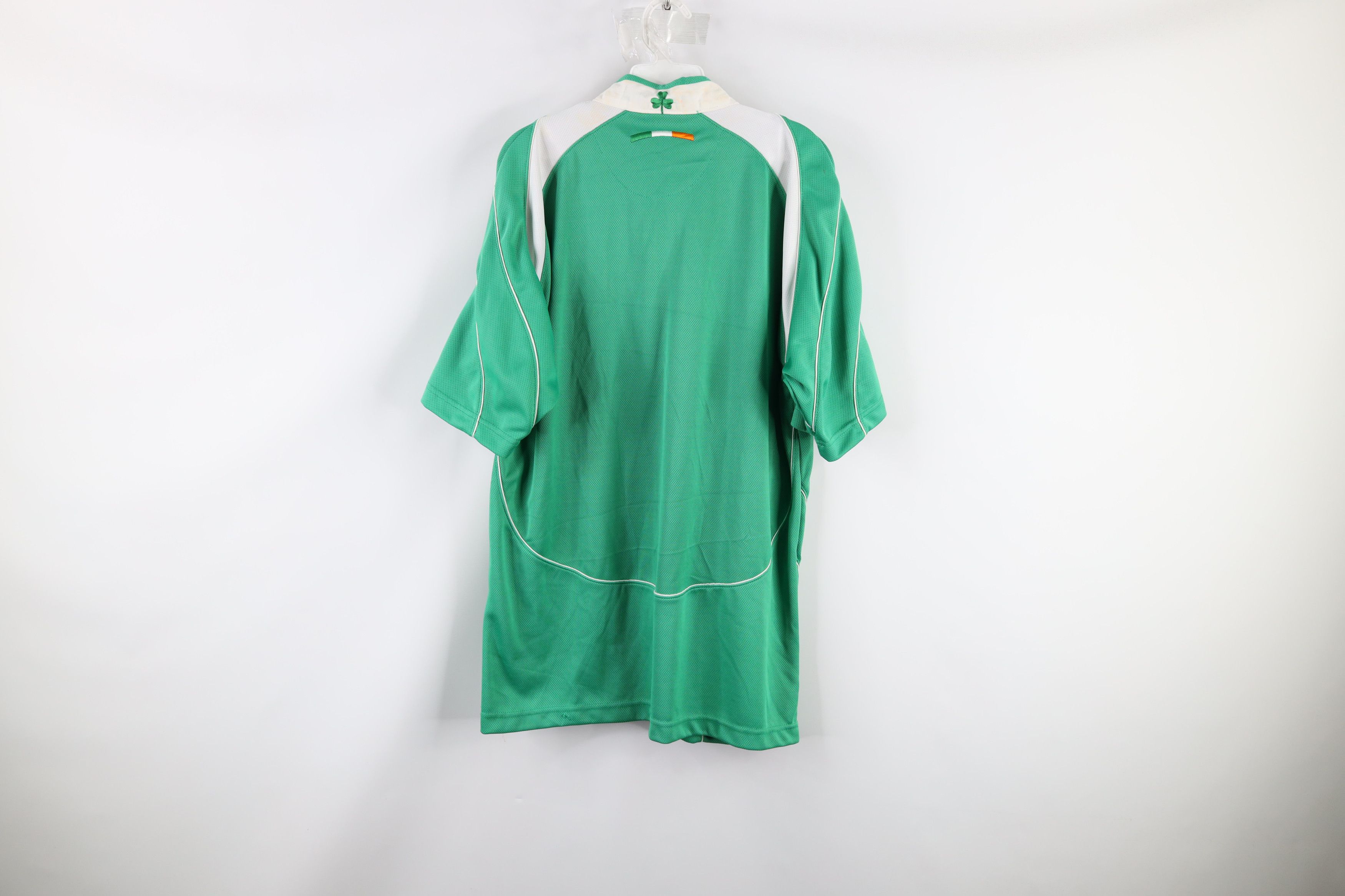 Vintage Vintage IRFU Ireland Rugby Short Sleeve Jersey Shirt Green Size US M / EU 48-50 / 2 - 8 Thumbnail