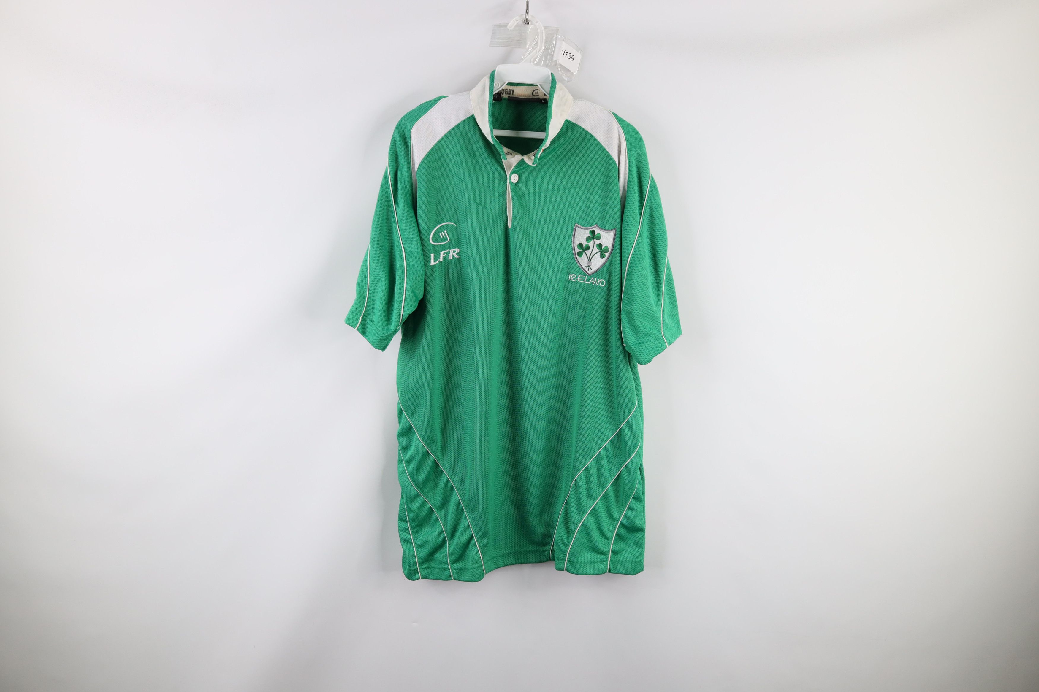Vintage Vintage IRFU Ireland Rugby Short Sleeve Jersey Shirt Green Size US M / EU 48-50 / 2 - 1 Thumbnail