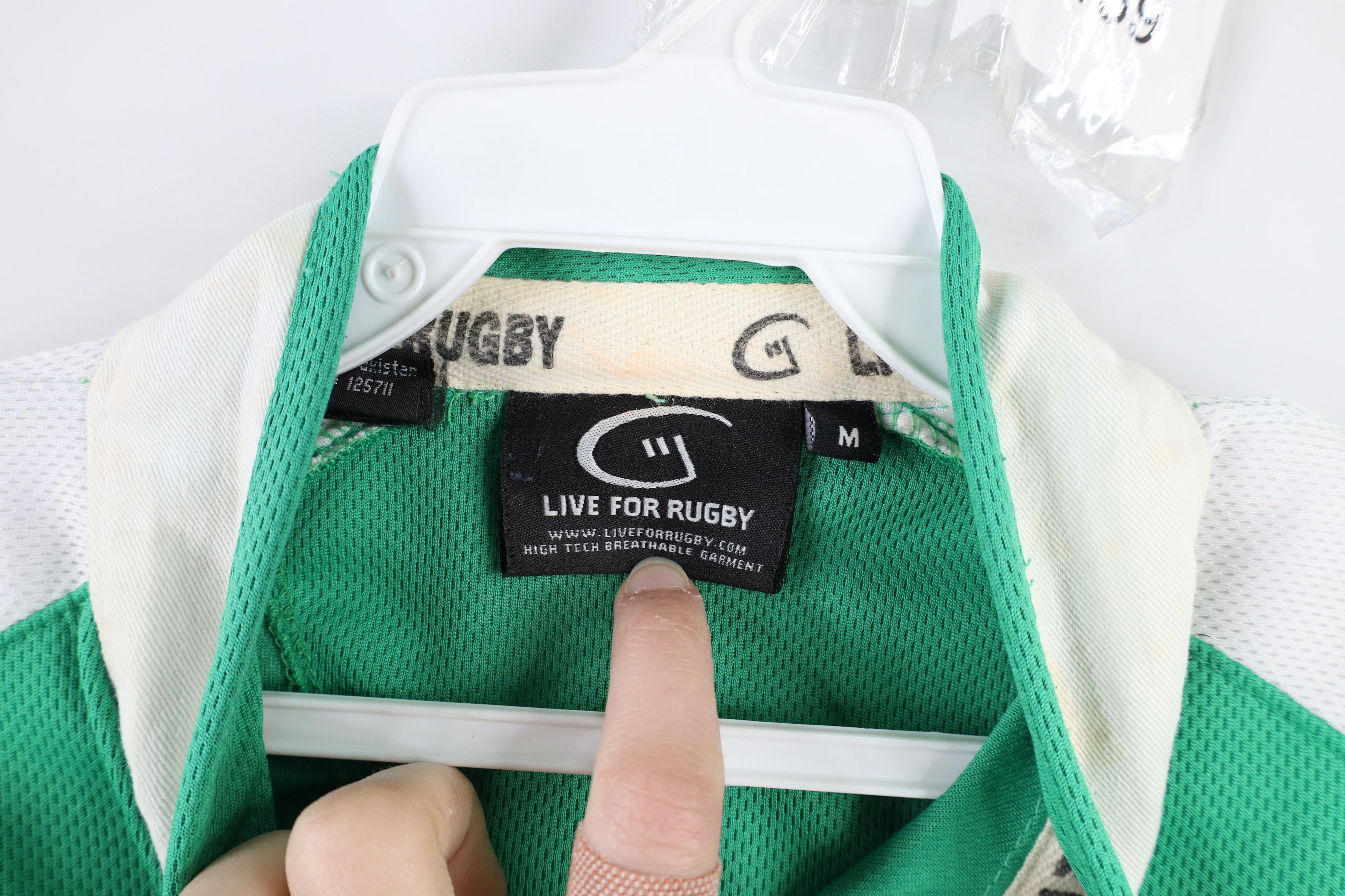 Vintage Vintage IRFU Ireland Rugby Short Sleeve Jersey Shirt Green Size US M / EU 48-50 / 2 - 4 Thumbnail