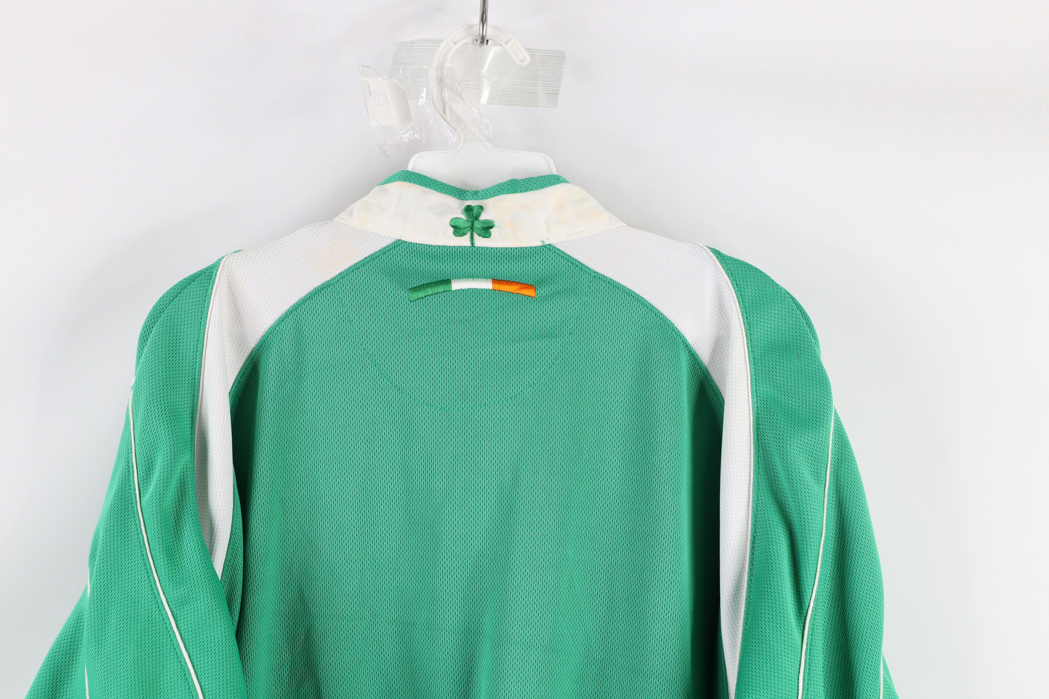 Vintage Vintage IRFU Ireland Rugby Short Sleeve Jersey Shirt Green Size US M / EU 48-50 / 2 - 9 Thumbnail